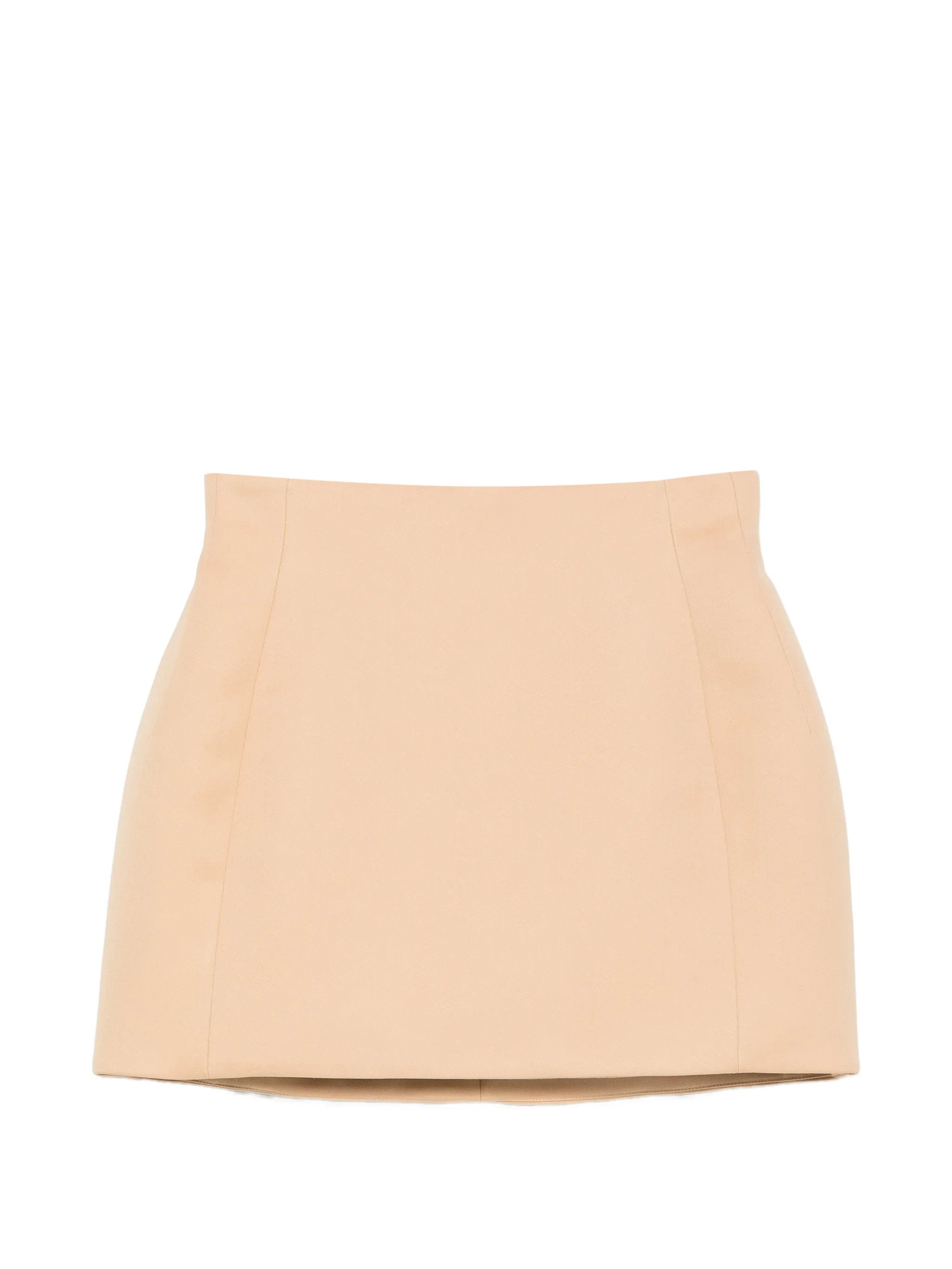 sculpted mini skirt