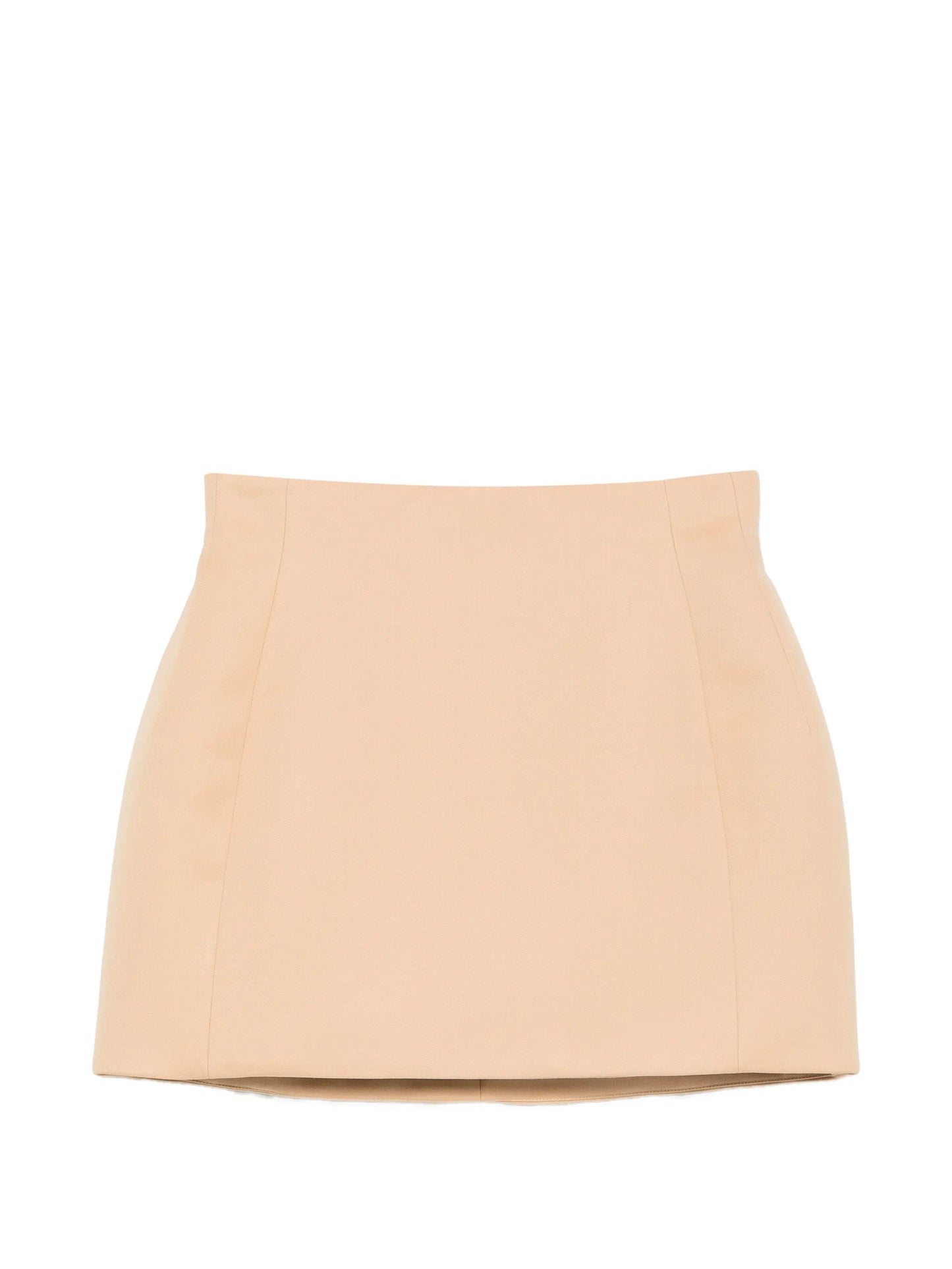 sculpted mini skirt
