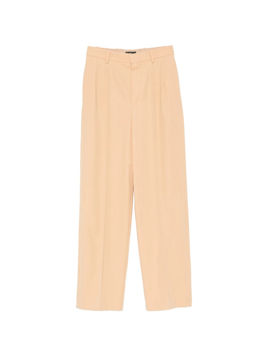 x RHW pleated palazzo pants