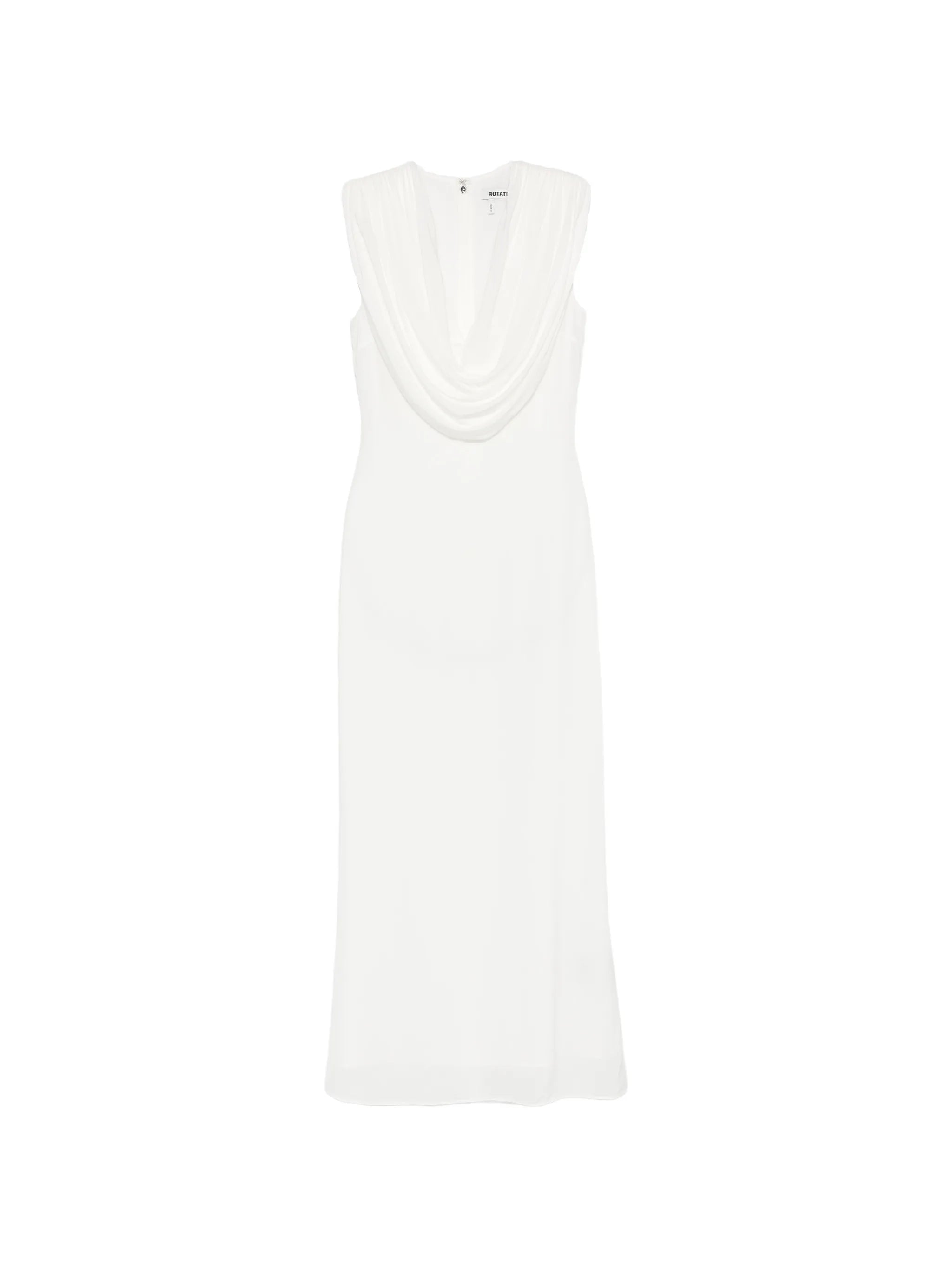 Maxi Waterfall sleeveless dress