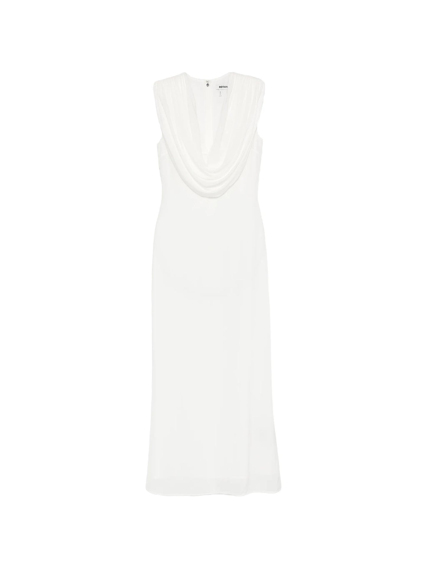 Maxi Waterfall sleeveless dress