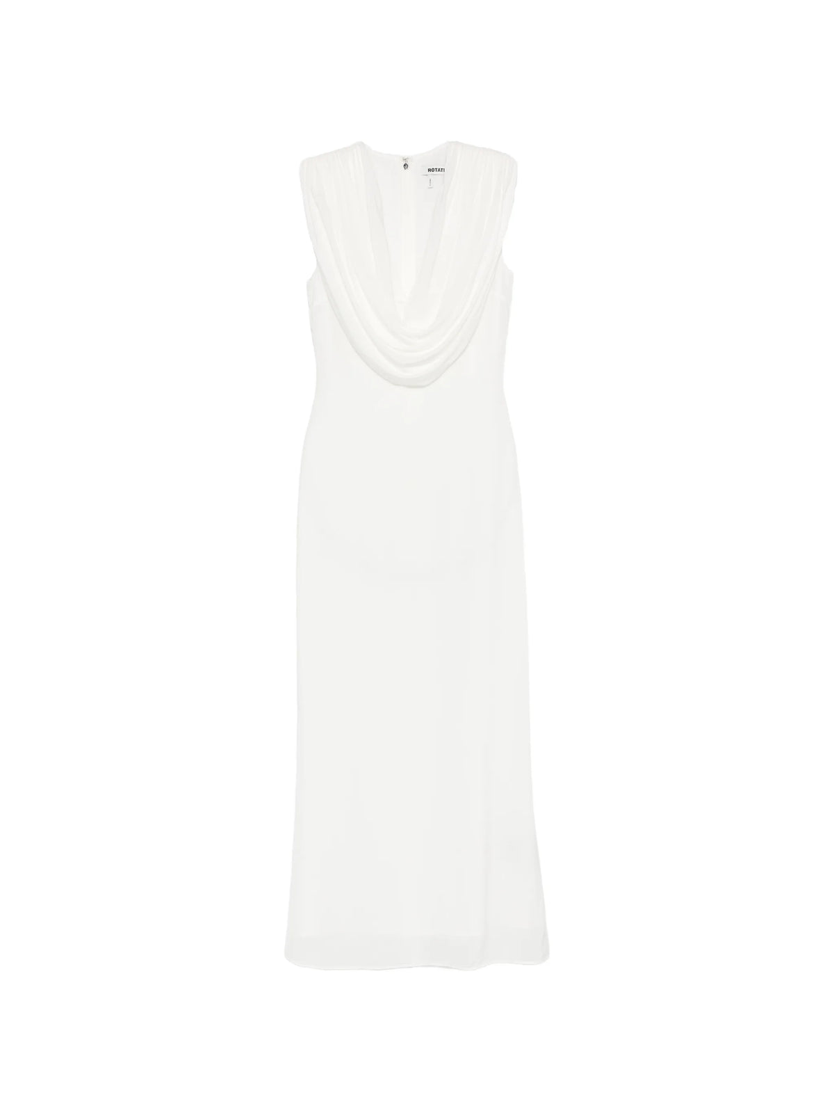 Maxi Waterfall sleeveless dress