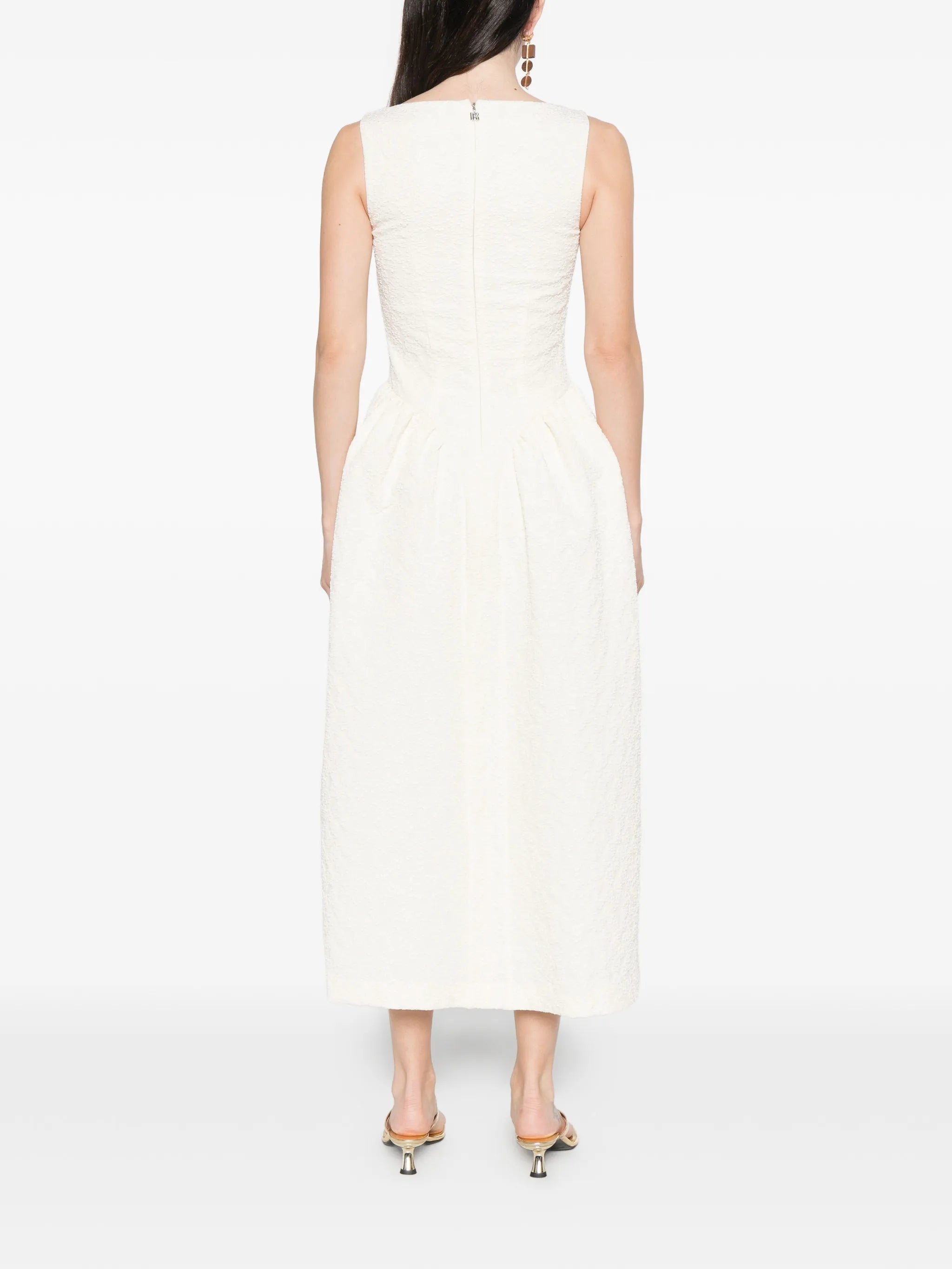Jacquard midi dress