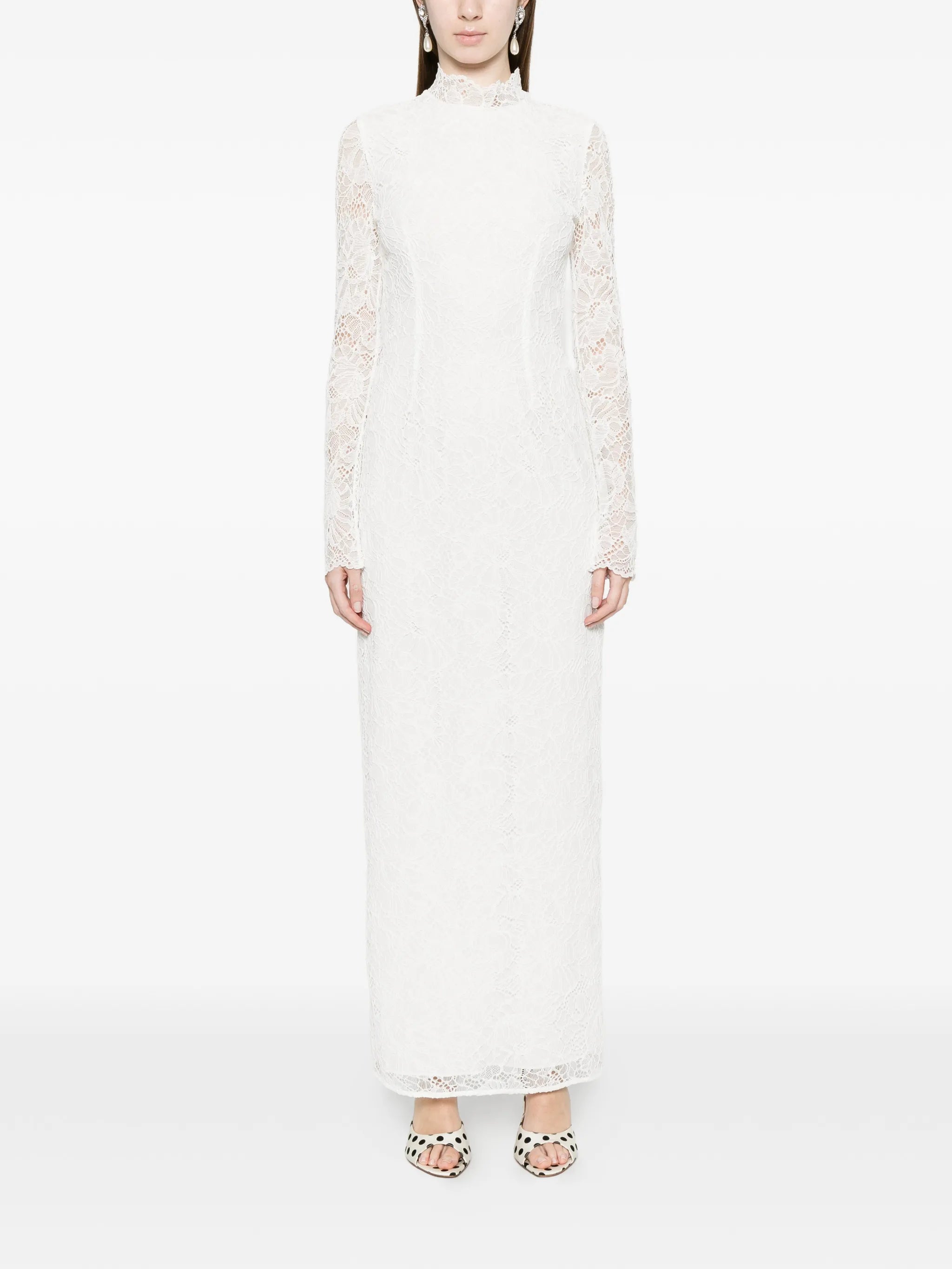lace maxi dress