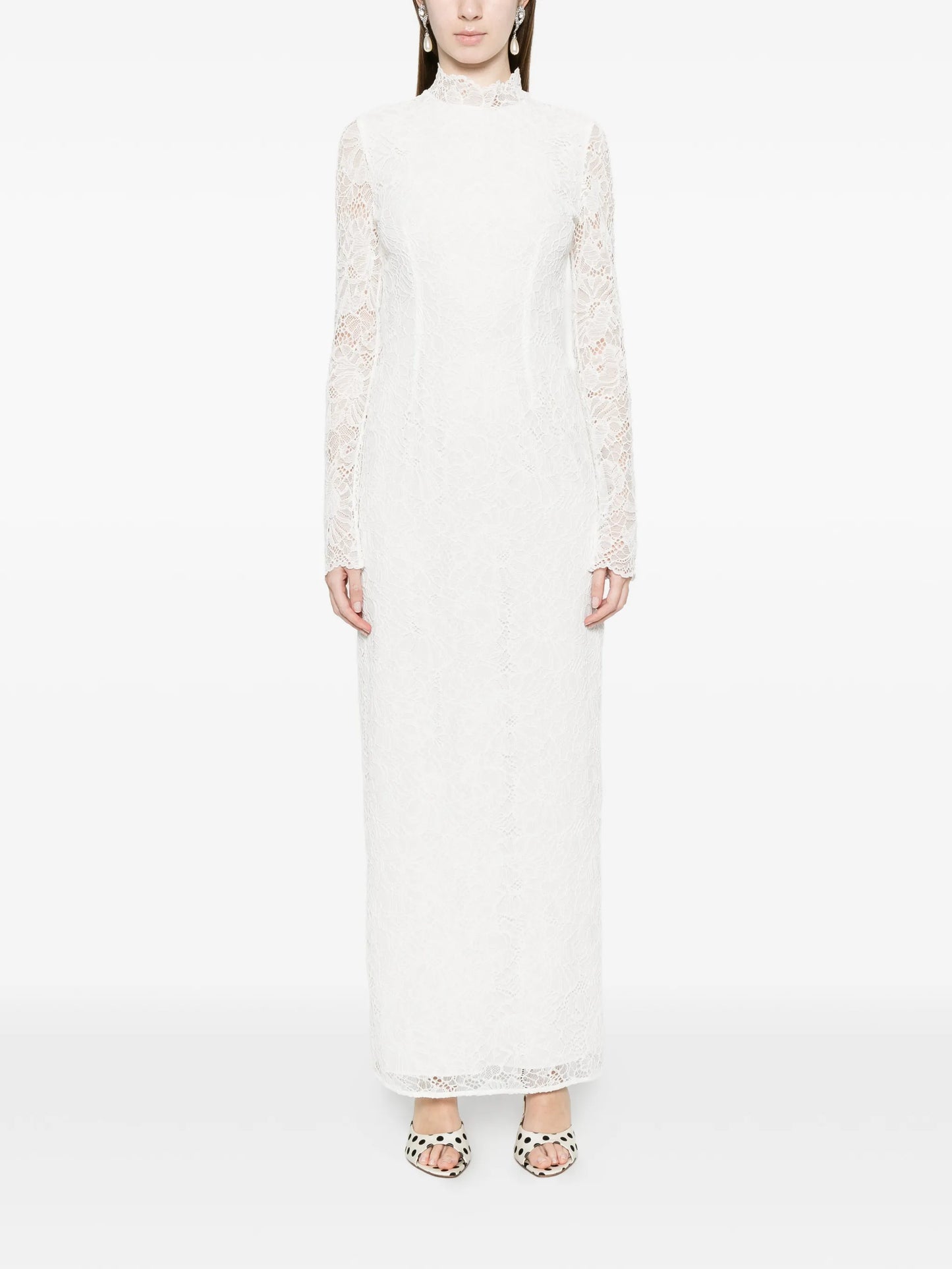 lace maxi dress