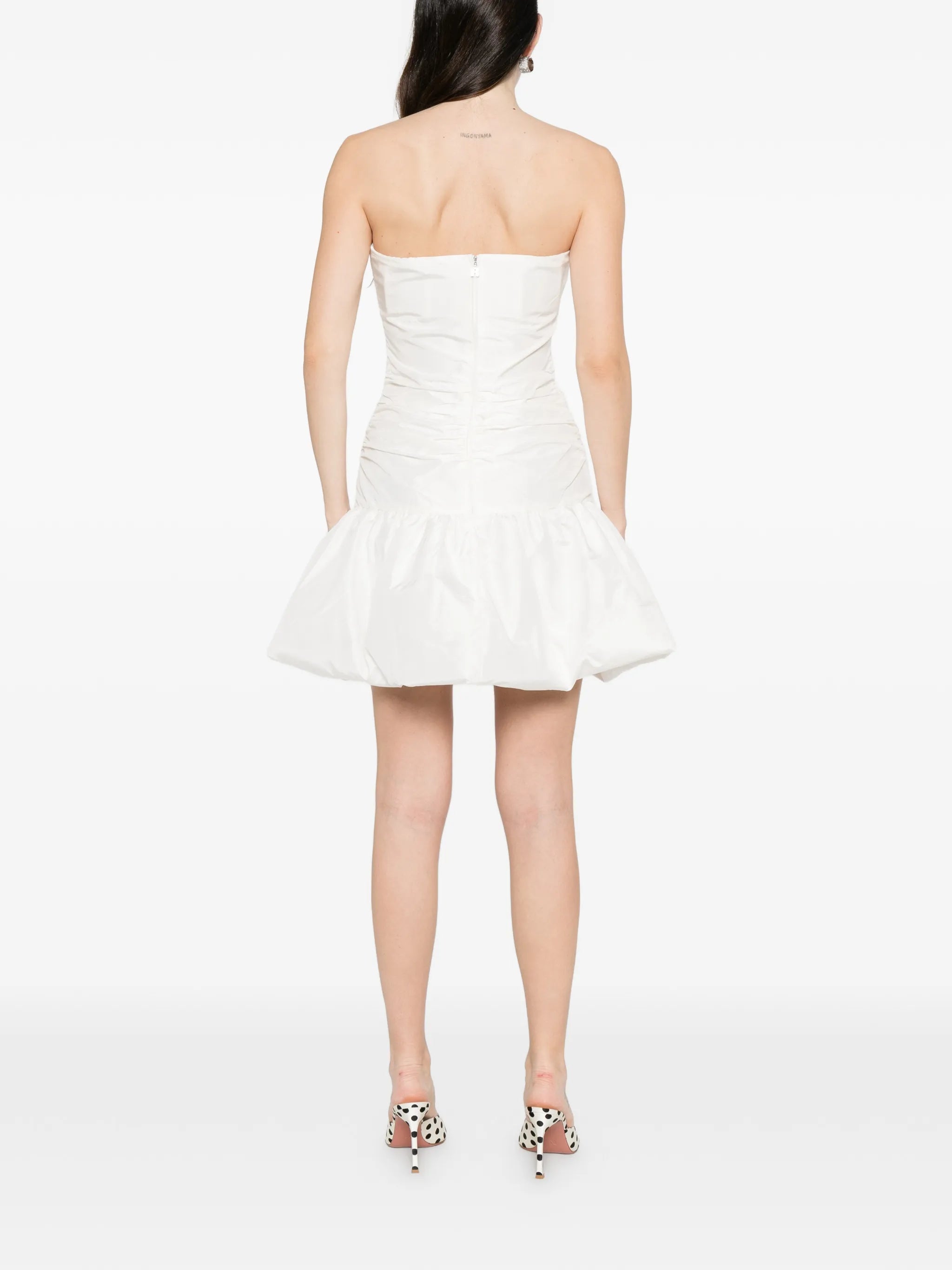 Taffeta Balloon mini dress