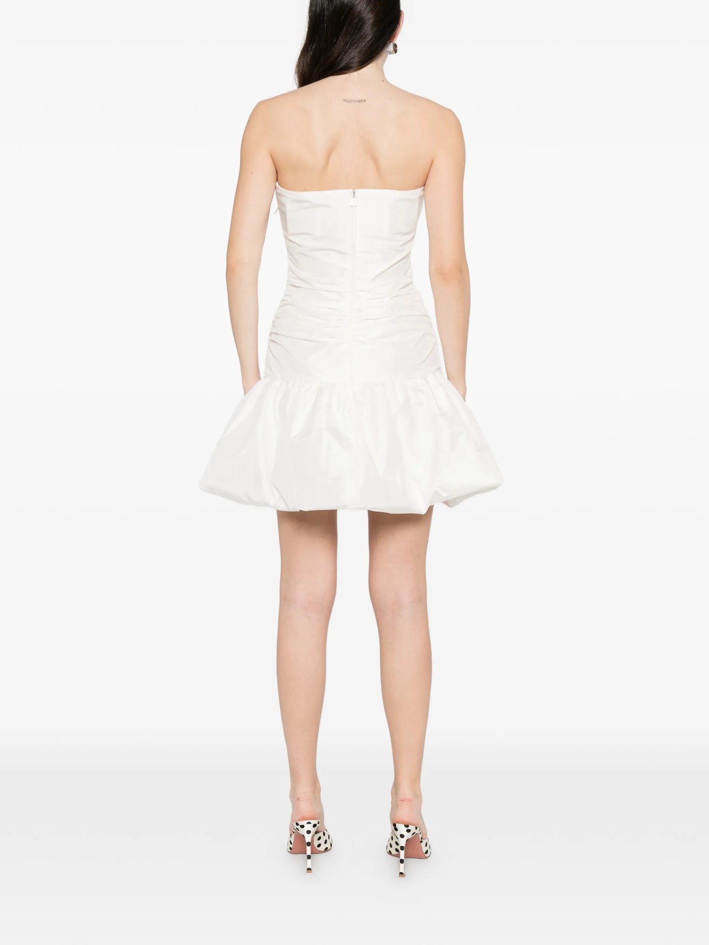 Taffeta Balloon mini dress