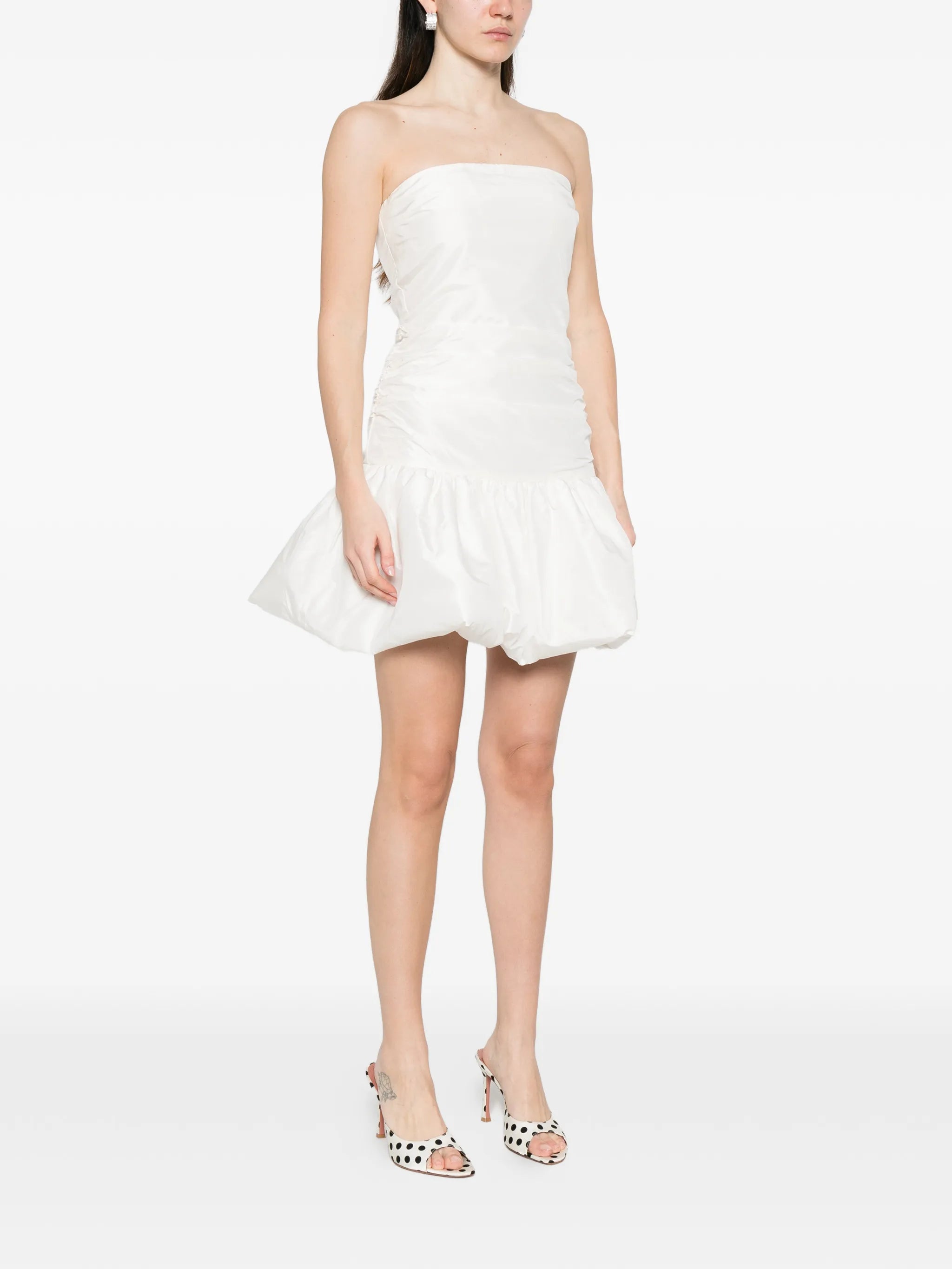 Taffeta Balloon mini dress