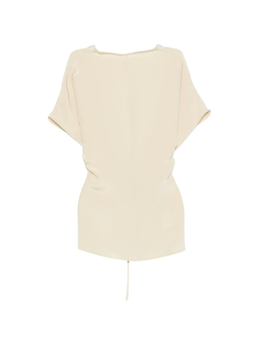 Anya boat-neck blouse