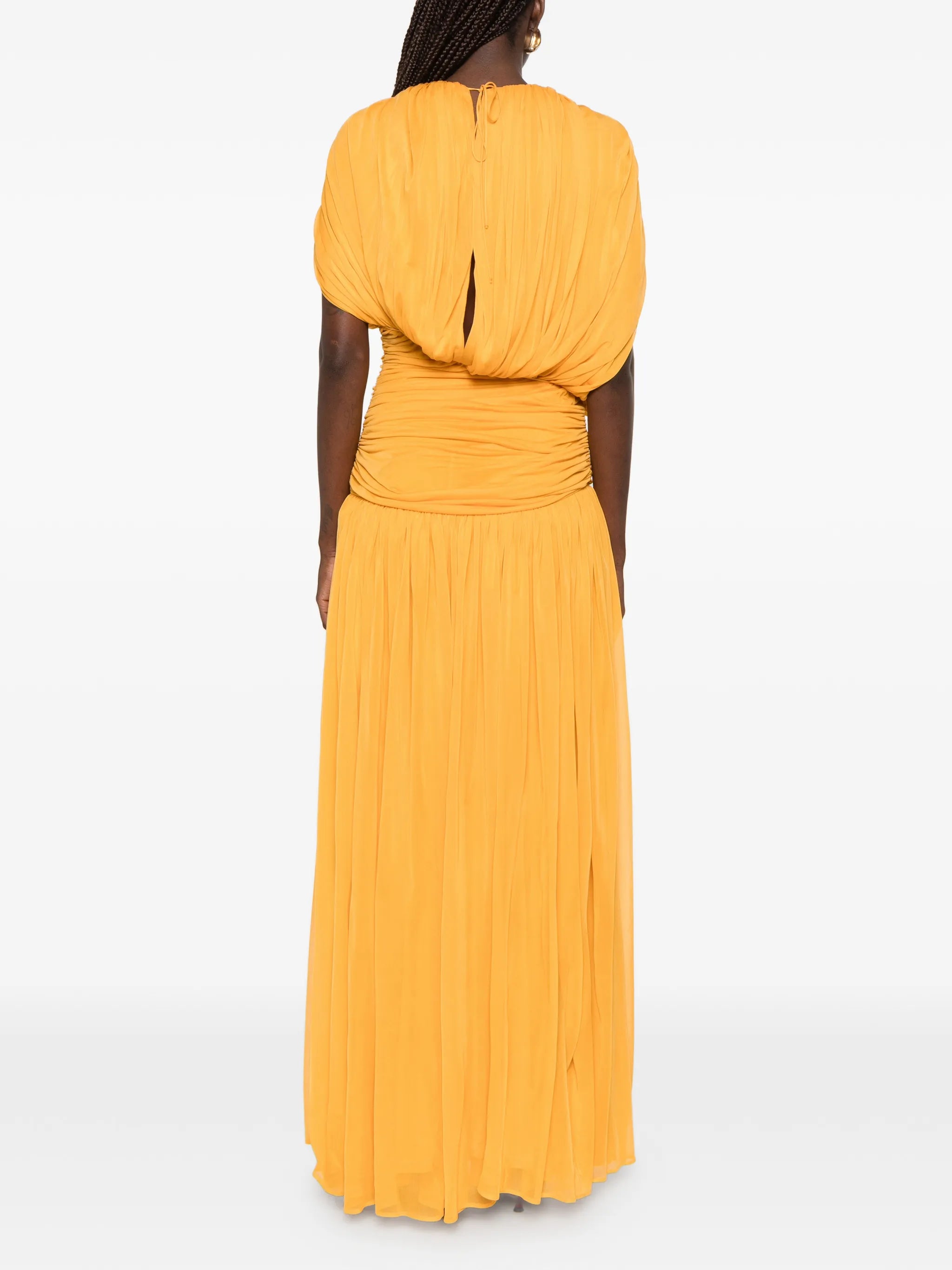Gai ruched maxi dress