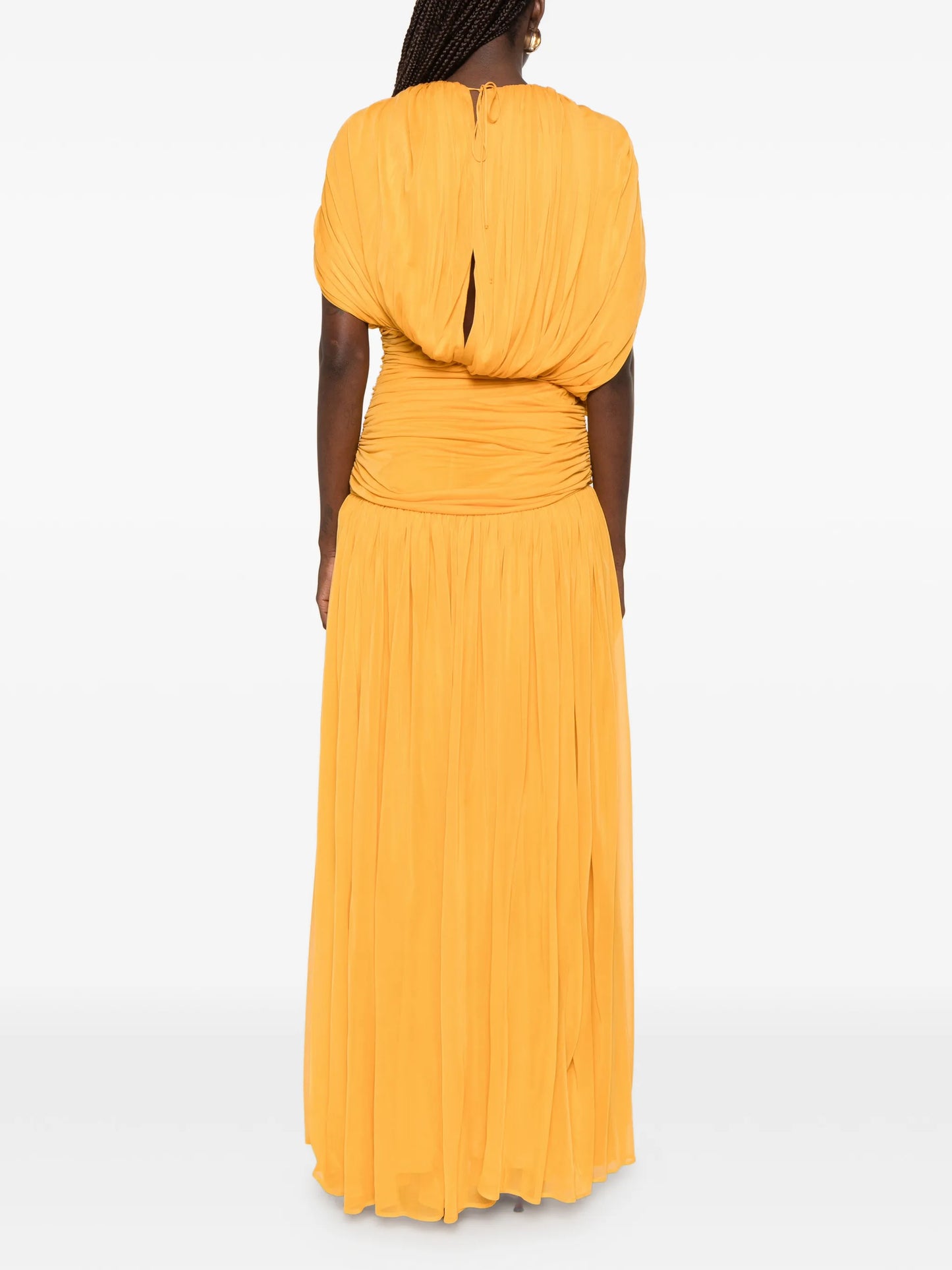 Gai ruched maxi dress