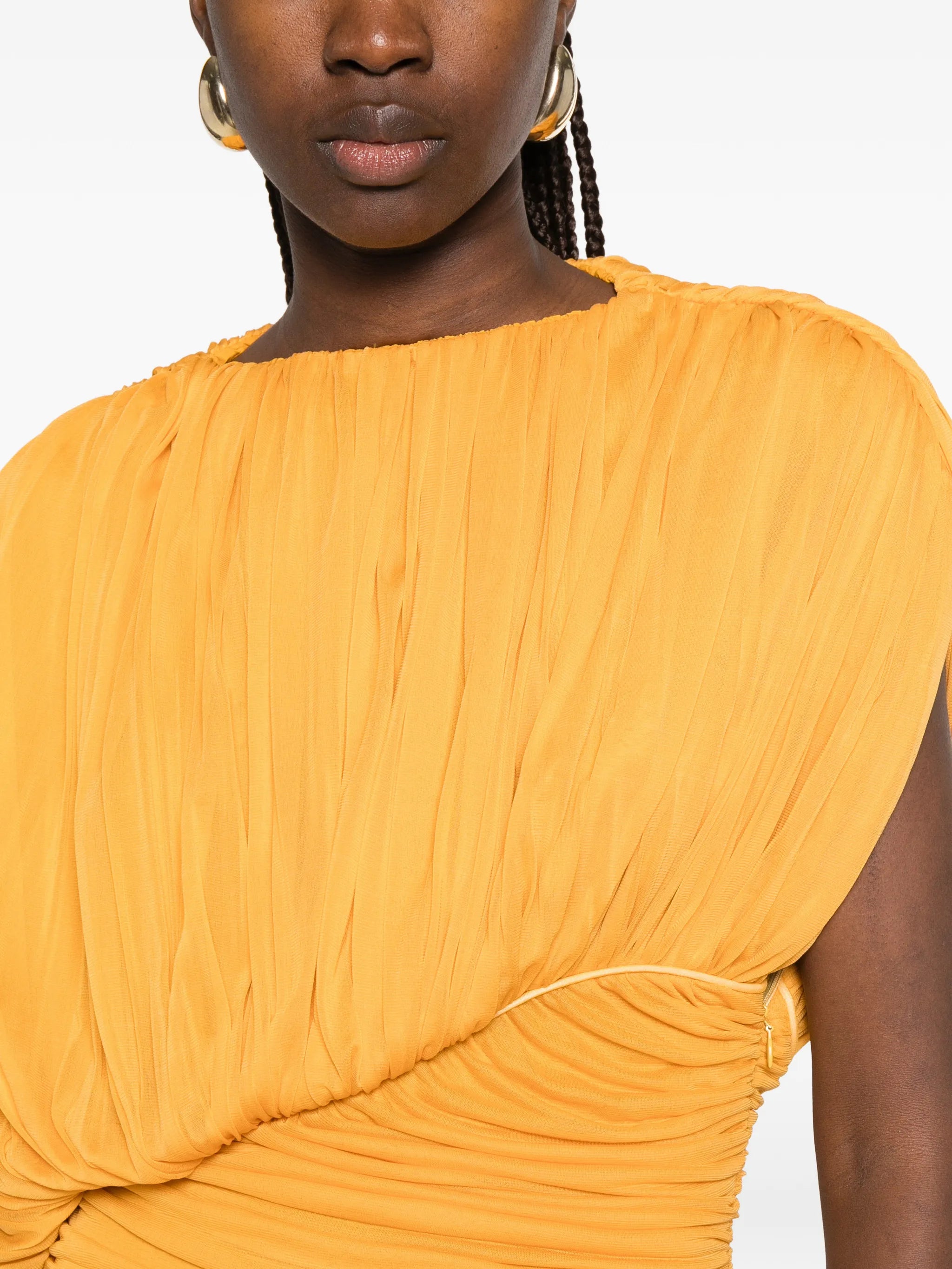 Gai ruched maxi dress