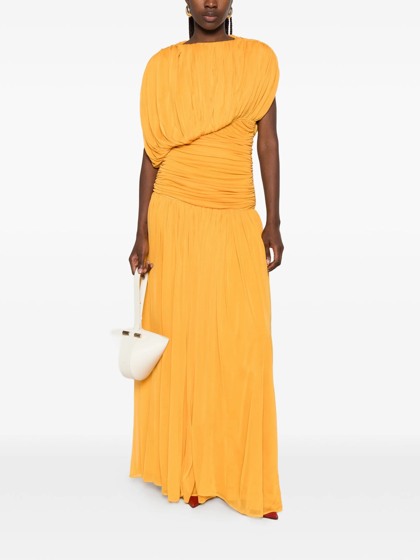 Gai ruched maxi dress