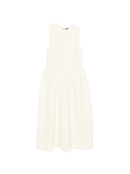 jacquard midi dress