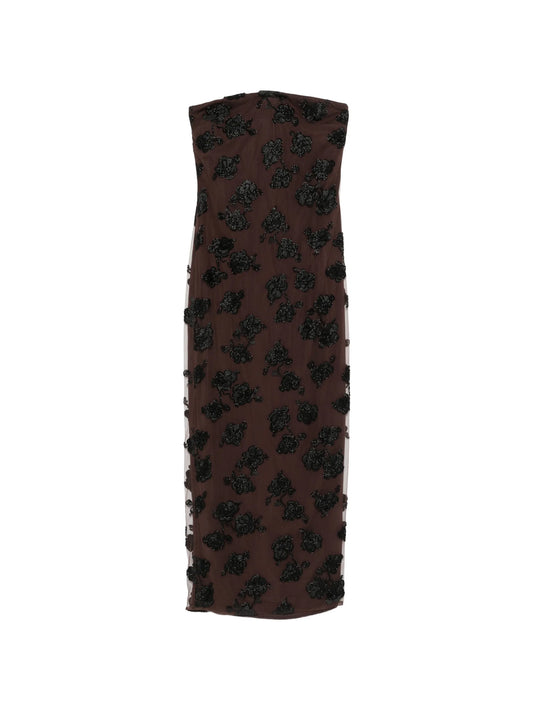 beaded maxi dress