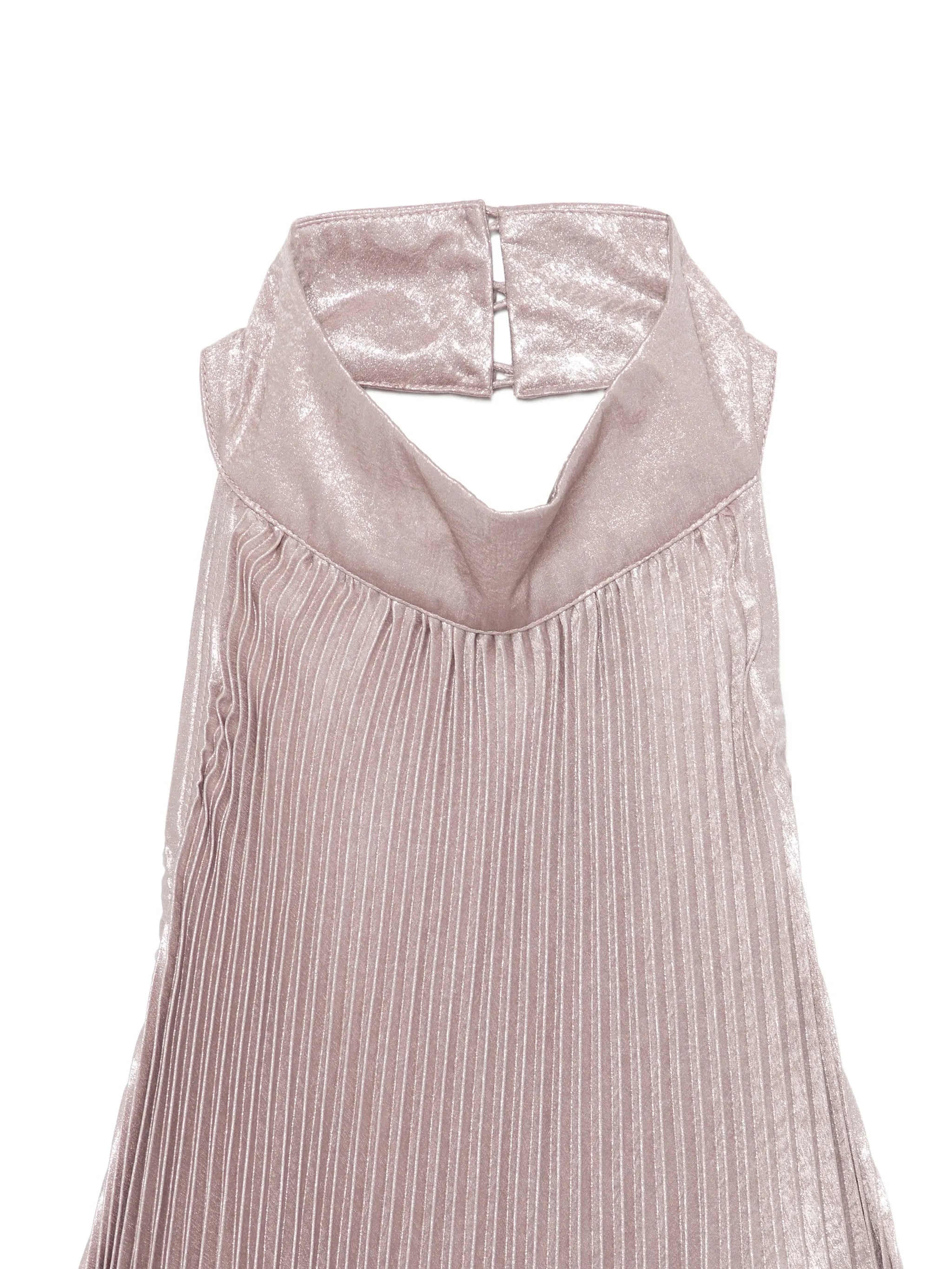 Caribbean pleated mini dress