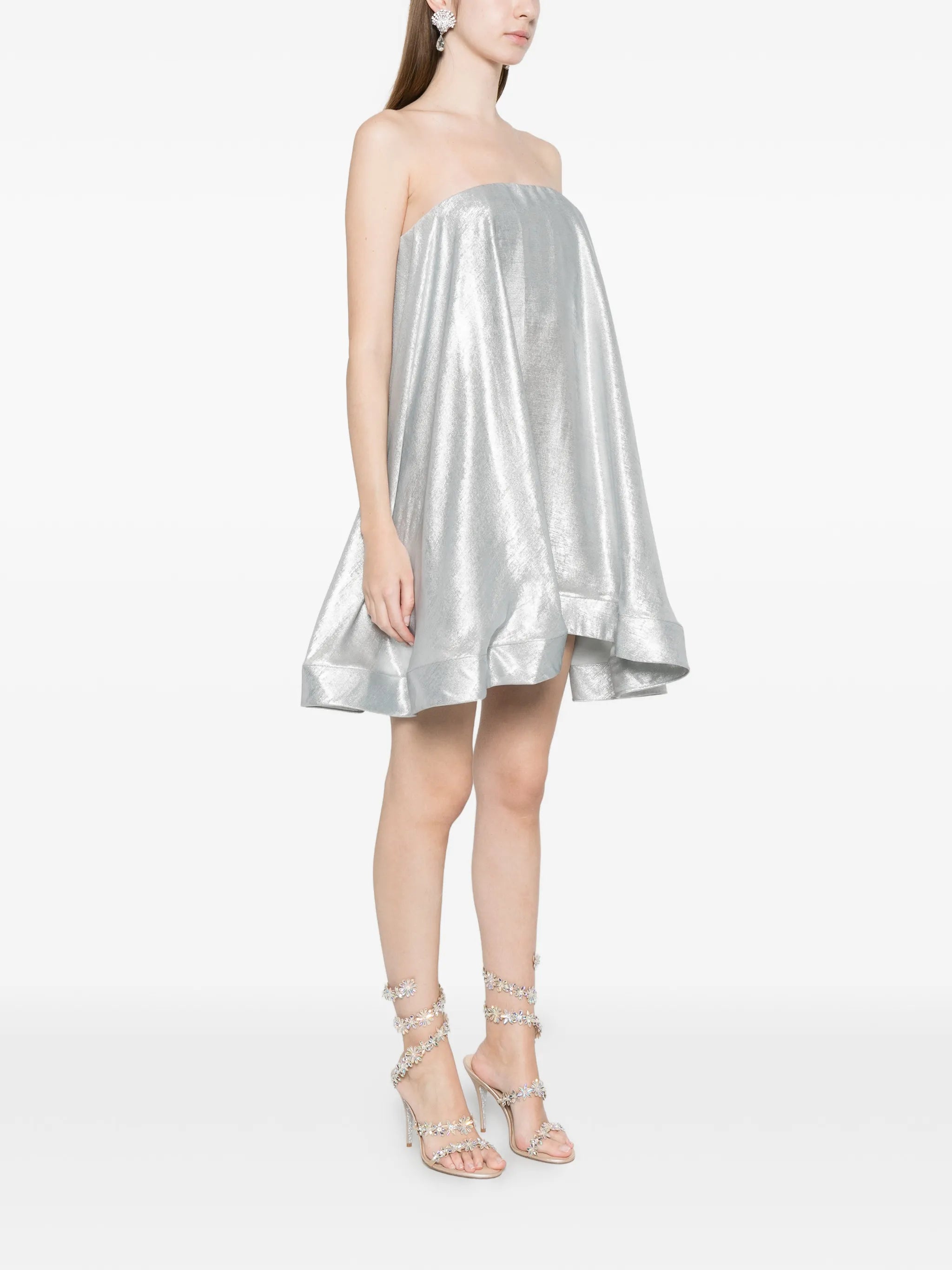 shimmer mini dress