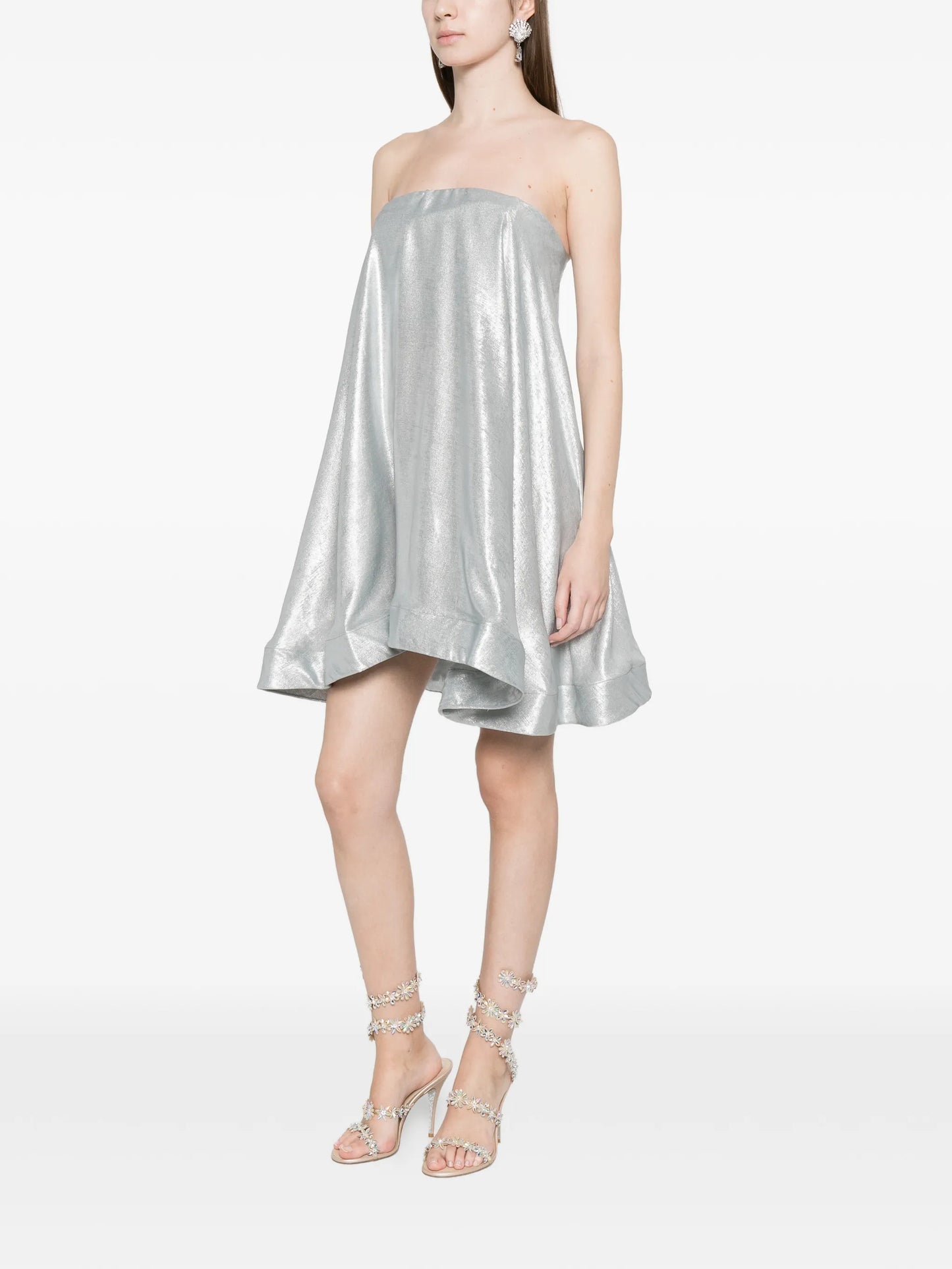 shimmer mini dress