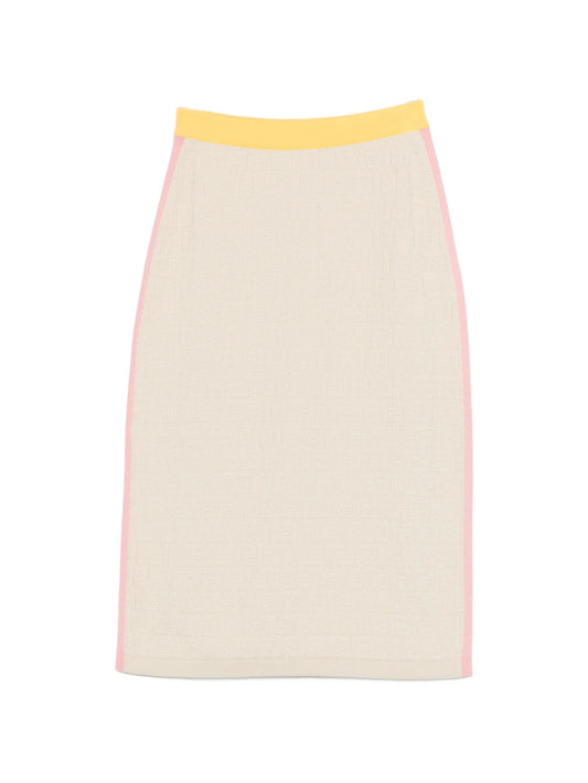 logo midi skirt