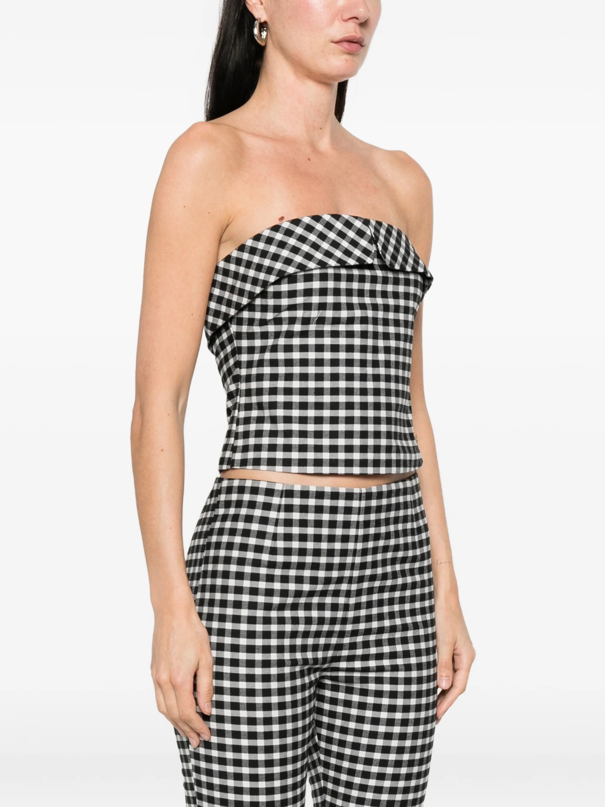 Chiara strapless cotton top