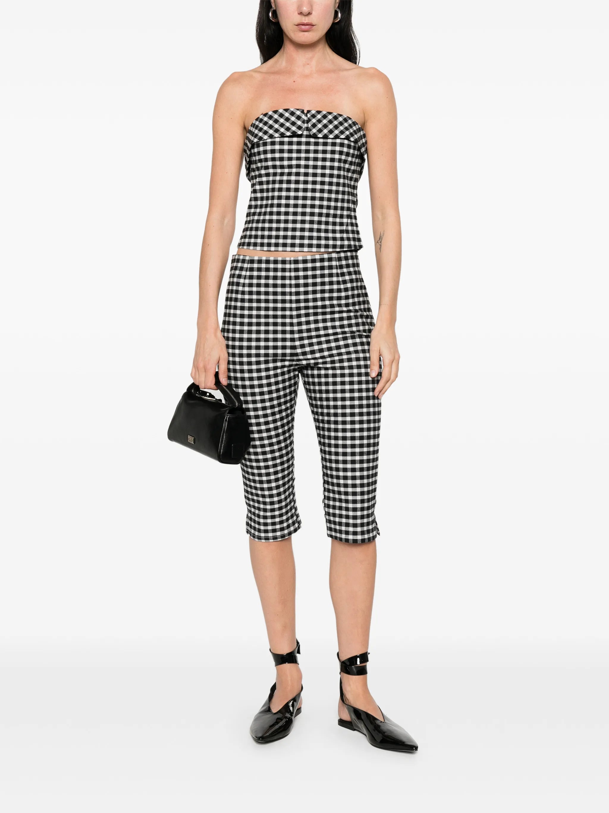 Chiara strapless cotton top