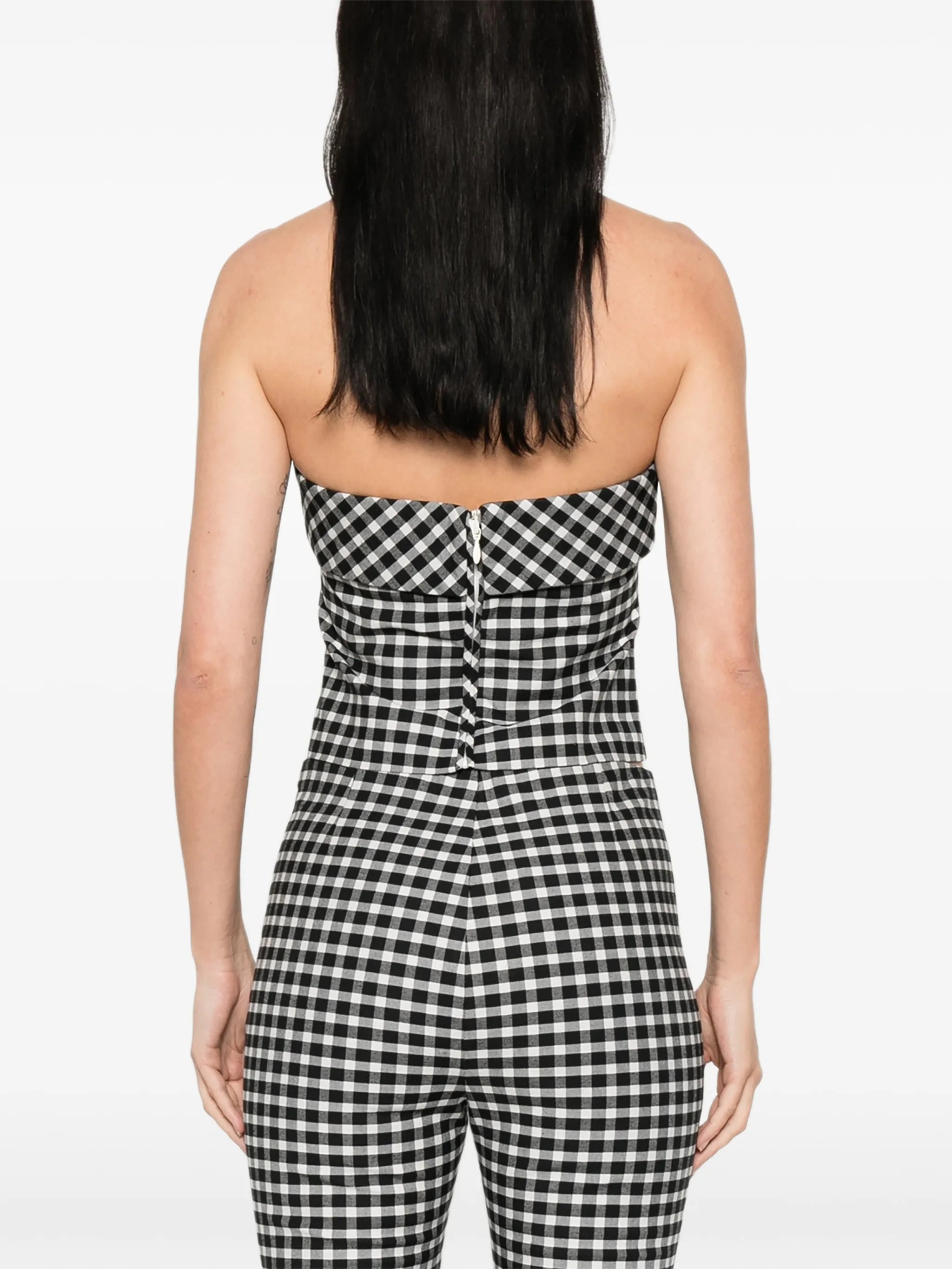 Chiara strapless cotton top