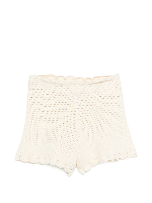 Dylan crocheted mini shorts