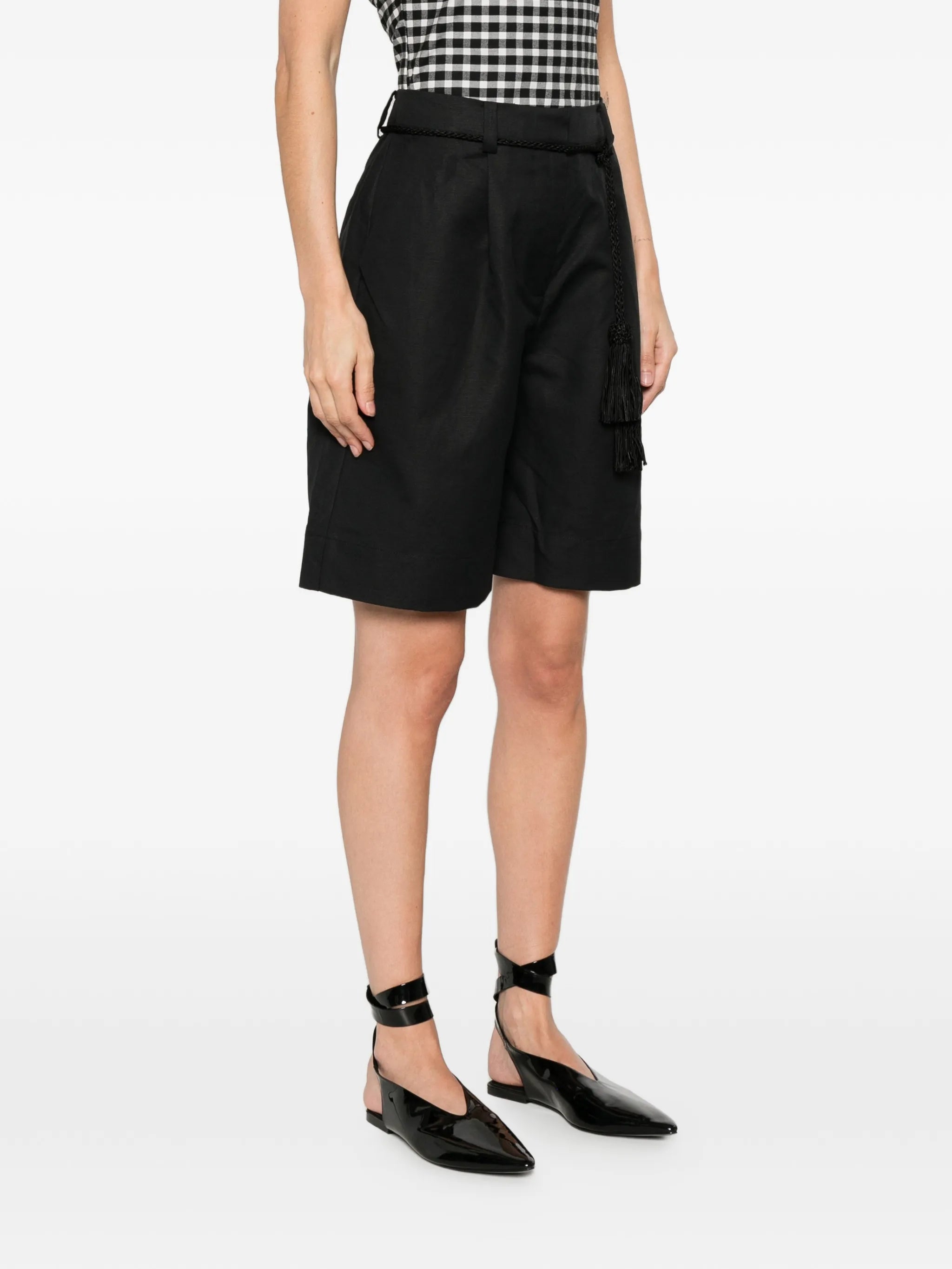 Yvette high-waisted tailored short