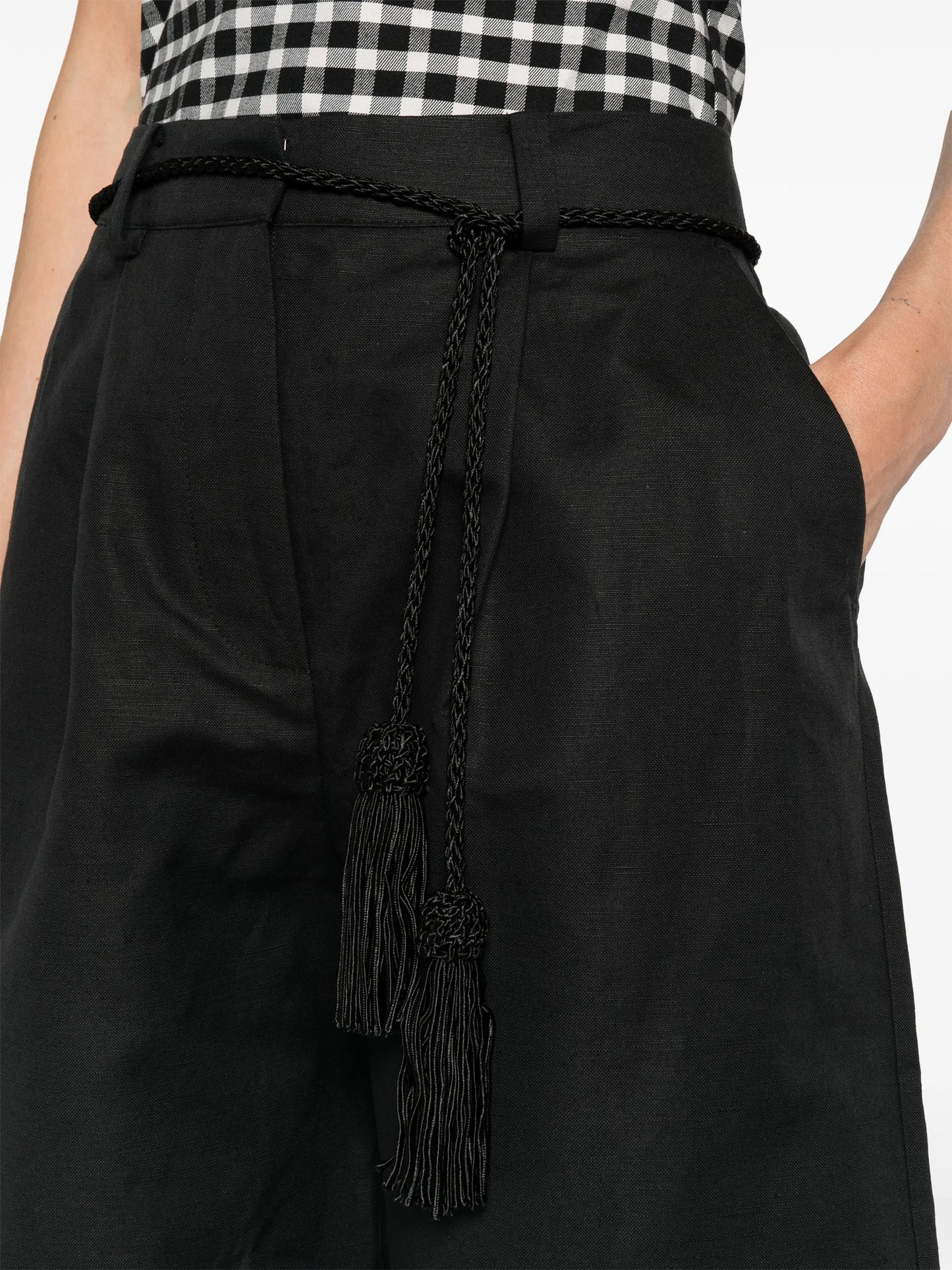 Yvette high-waisted tailored short