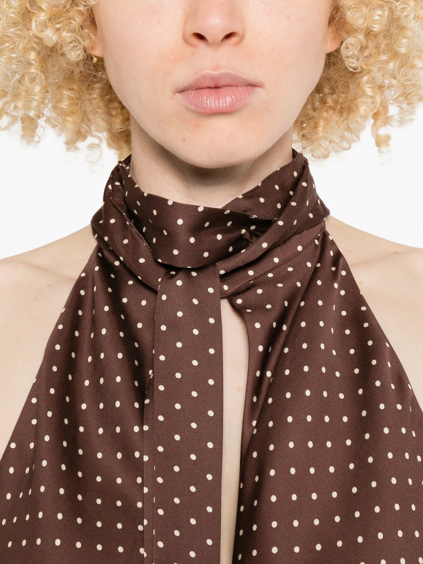 Phoebe polka-dot dress