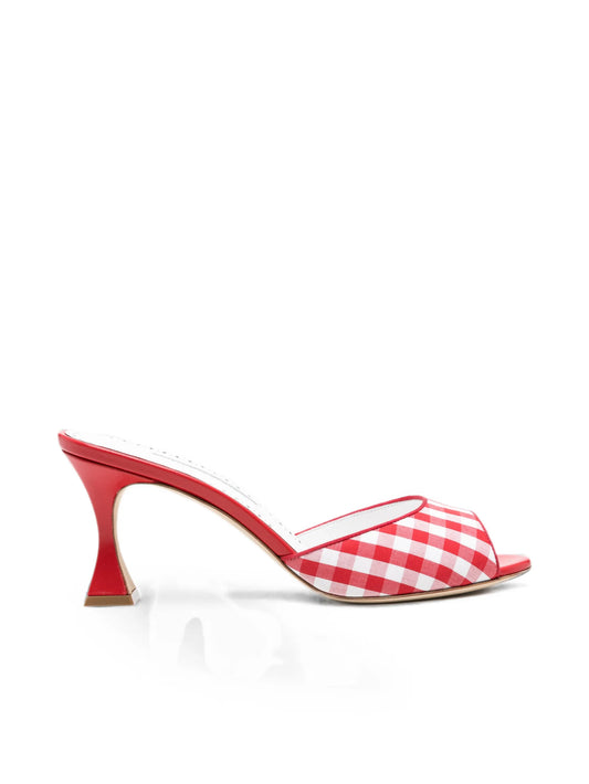 Jadara gingham mules