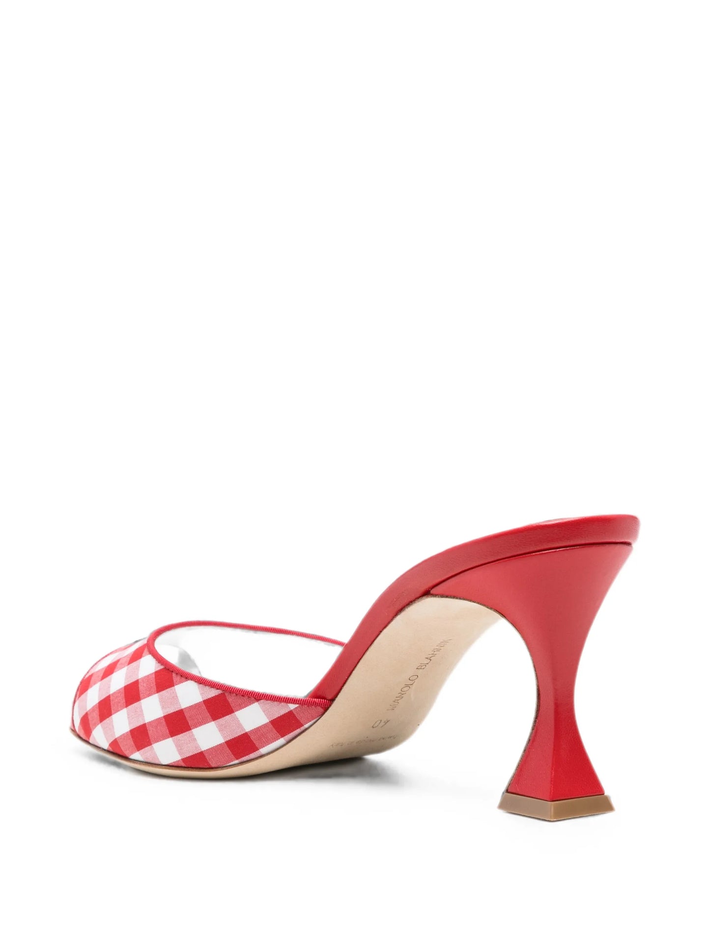 Jadara gingham mules