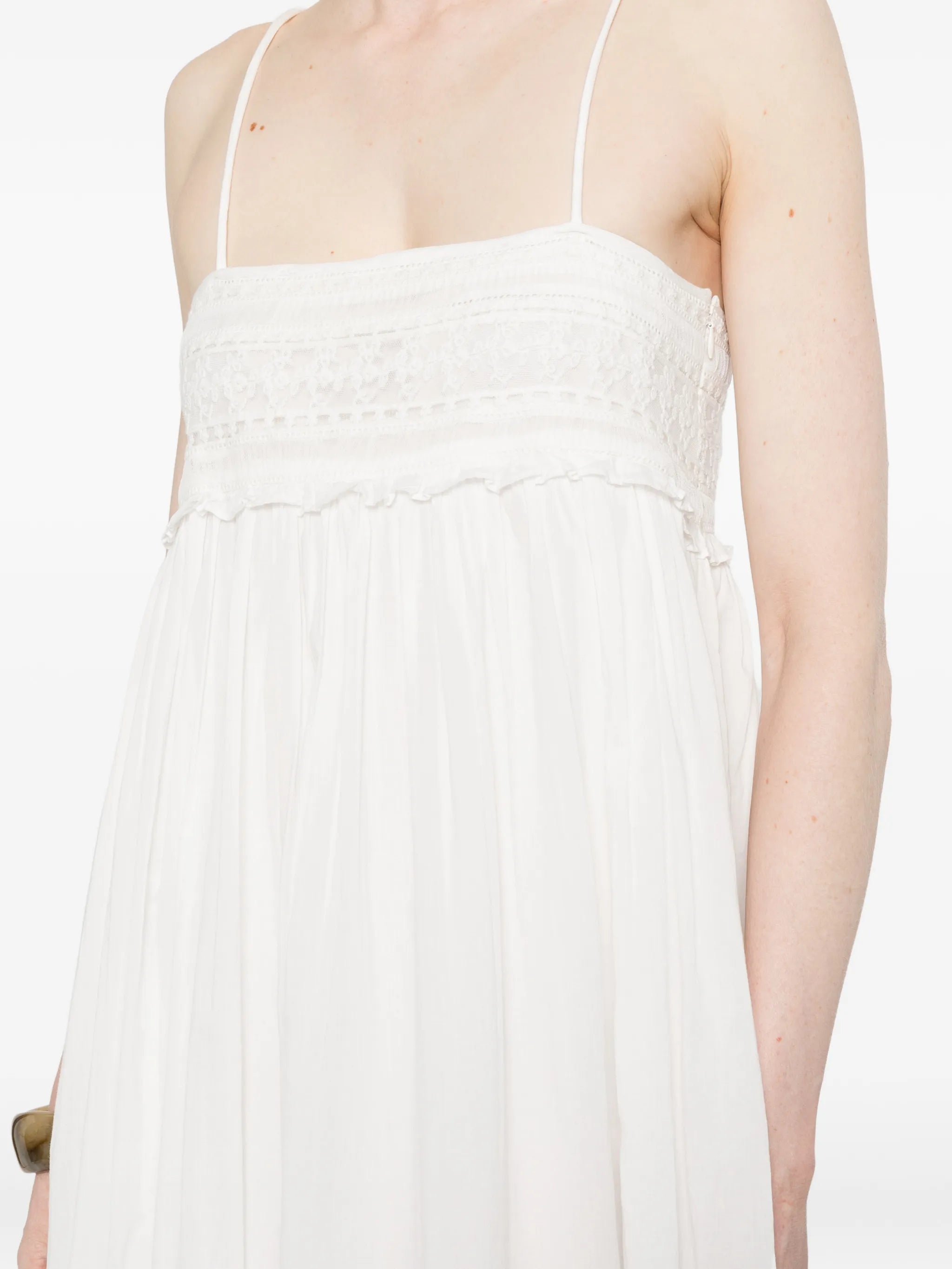 Danielle lace-trim maxi dress