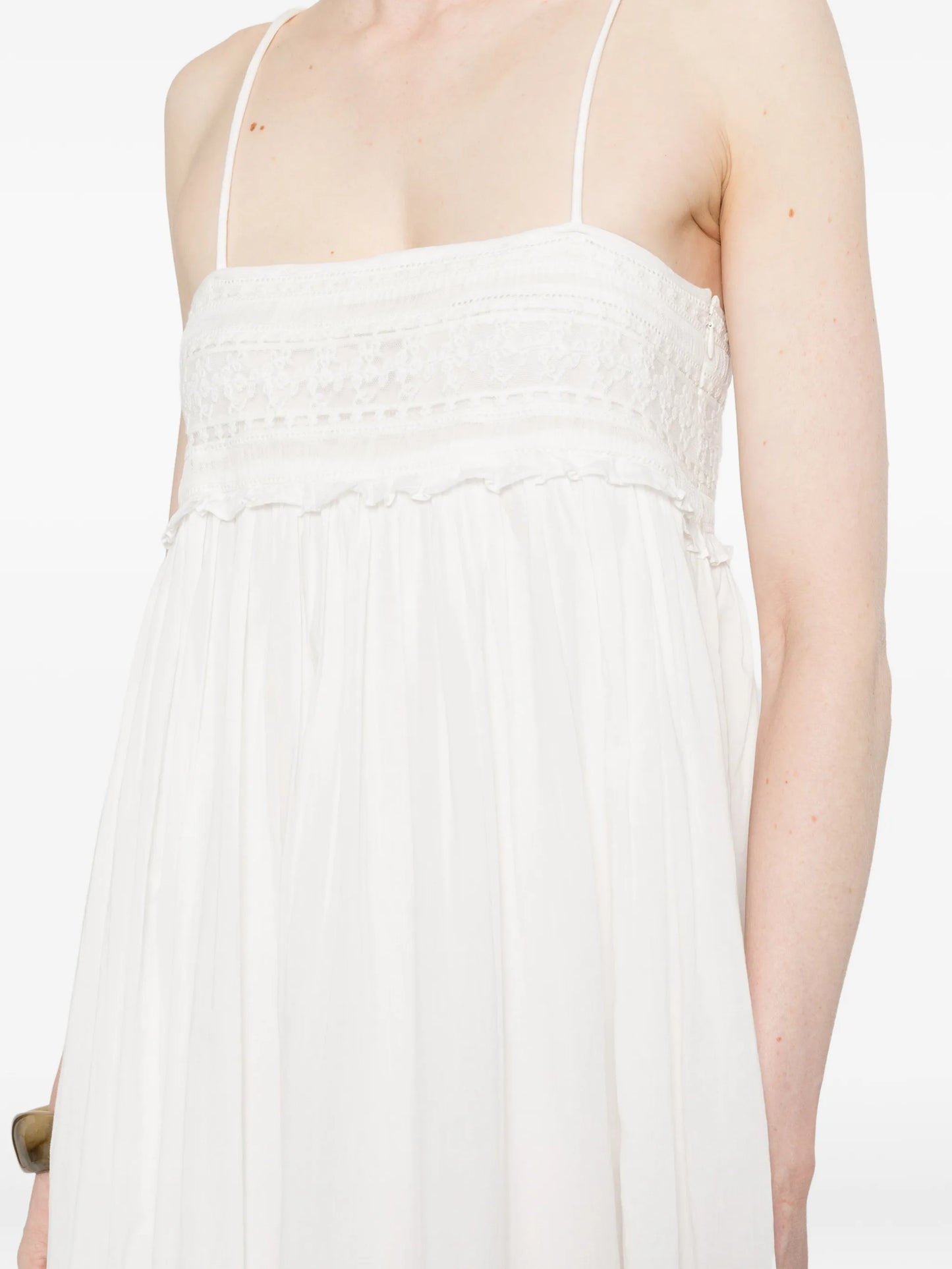 Danielle lace-trim maxi dress