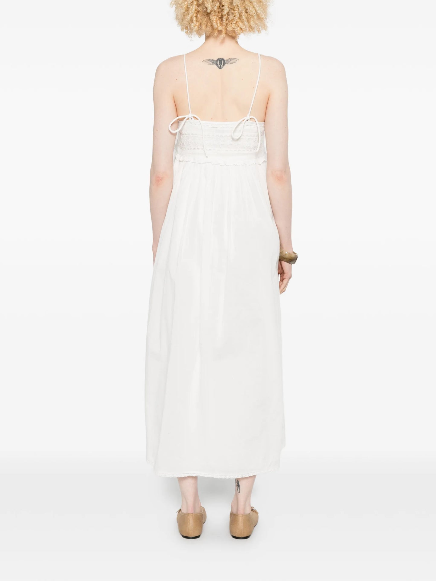 Danielle lace-trim maxi dress