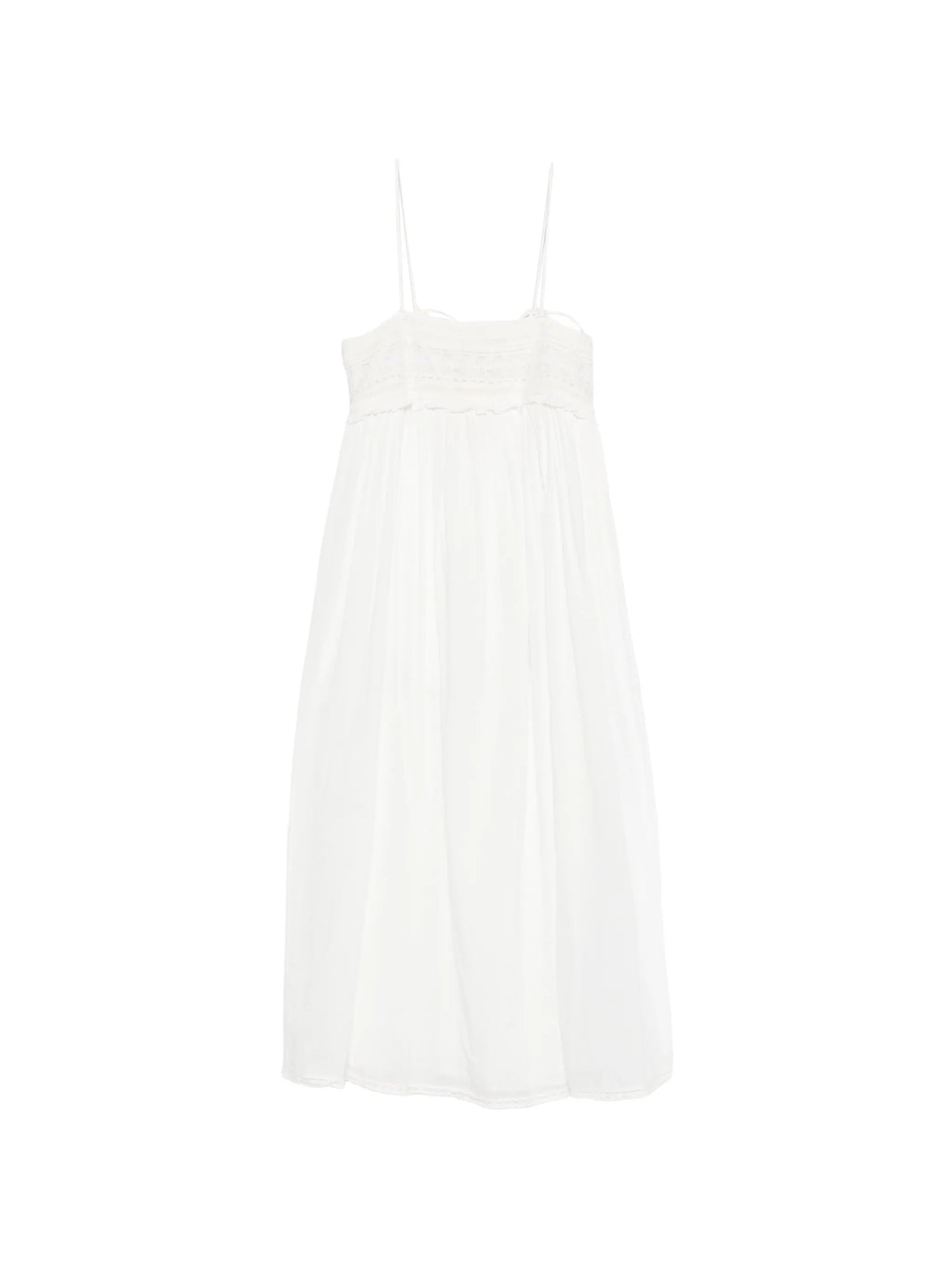 Danielle lace-trim maxi dress