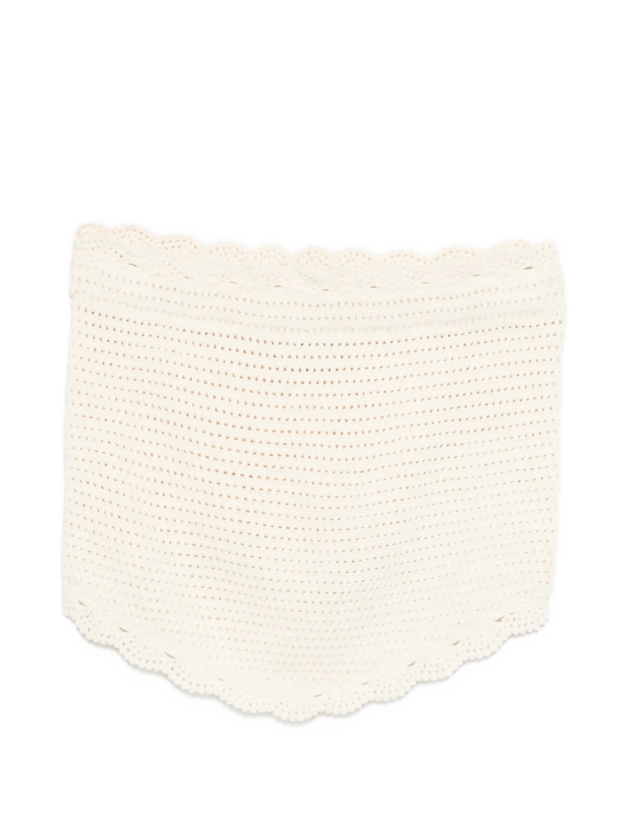 Dylan crocheted strapless top