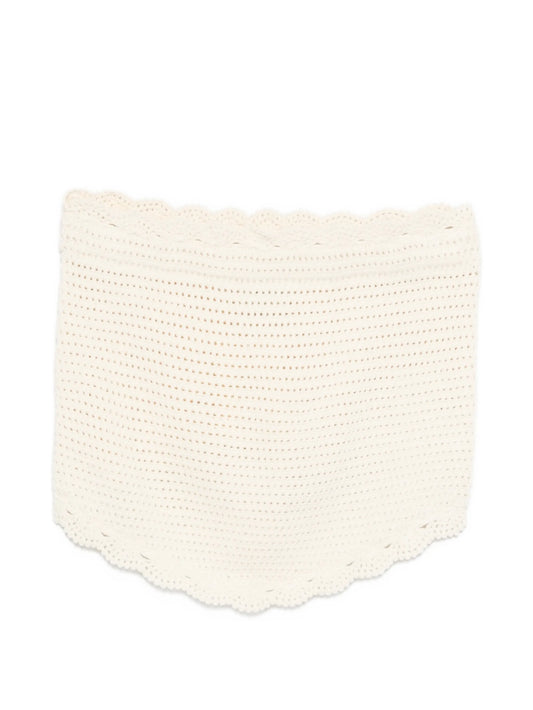 Dylan crocheted strapless top