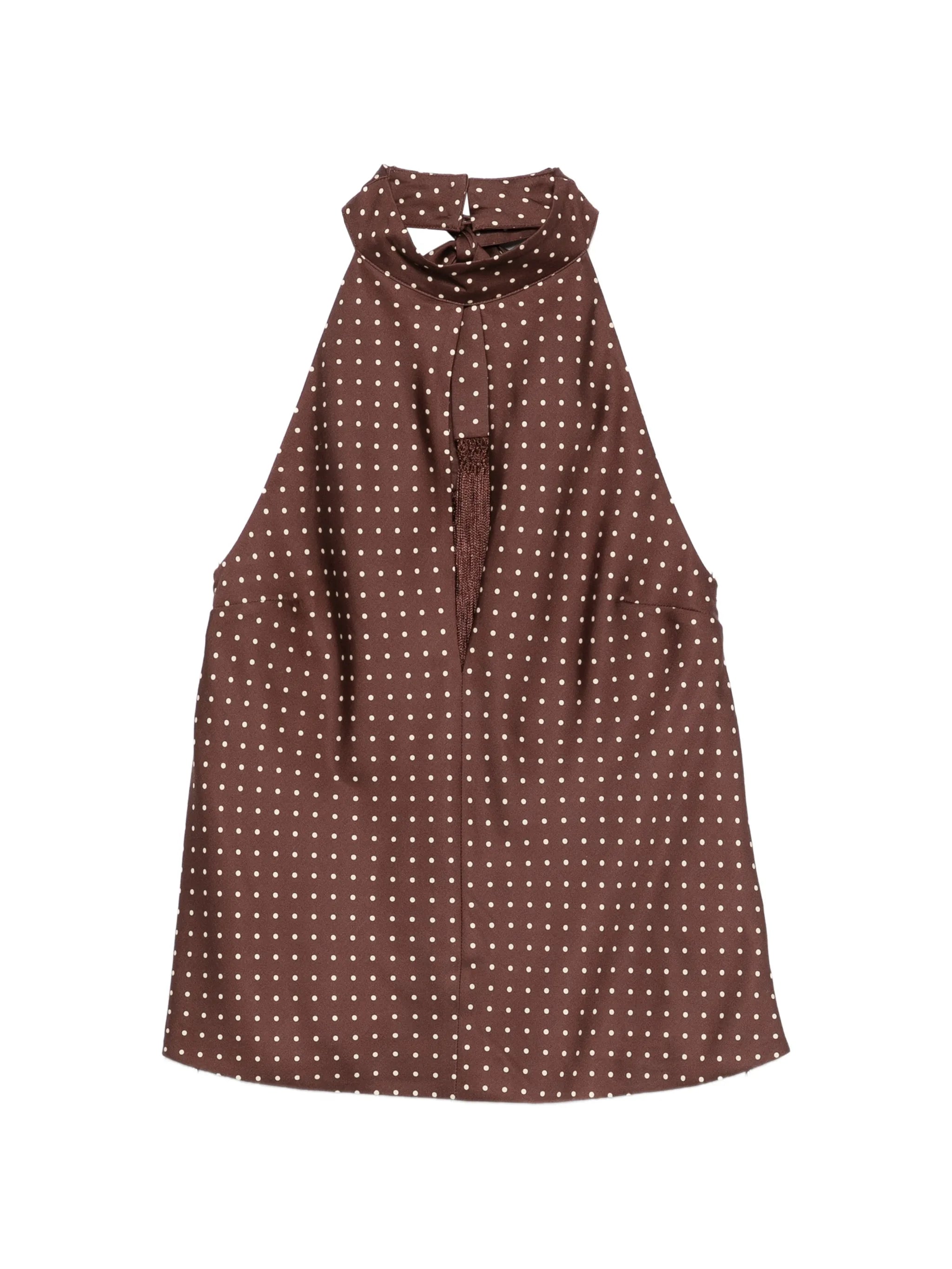 Phoebe polka-dot top