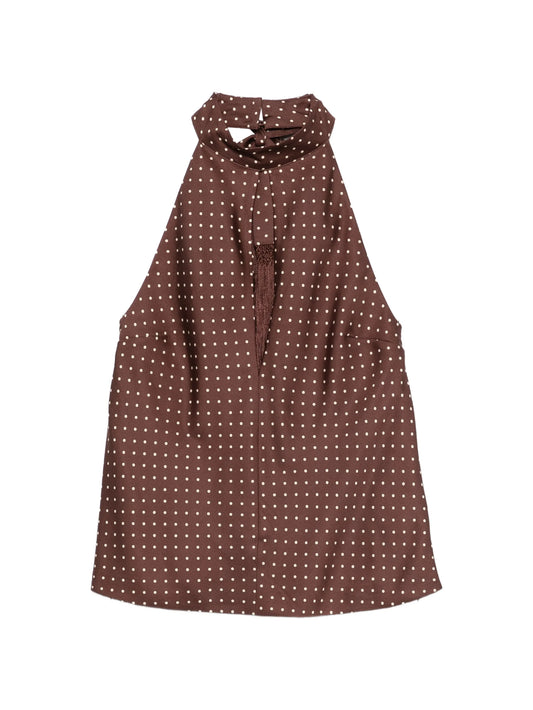 Phoebe polka-dot top