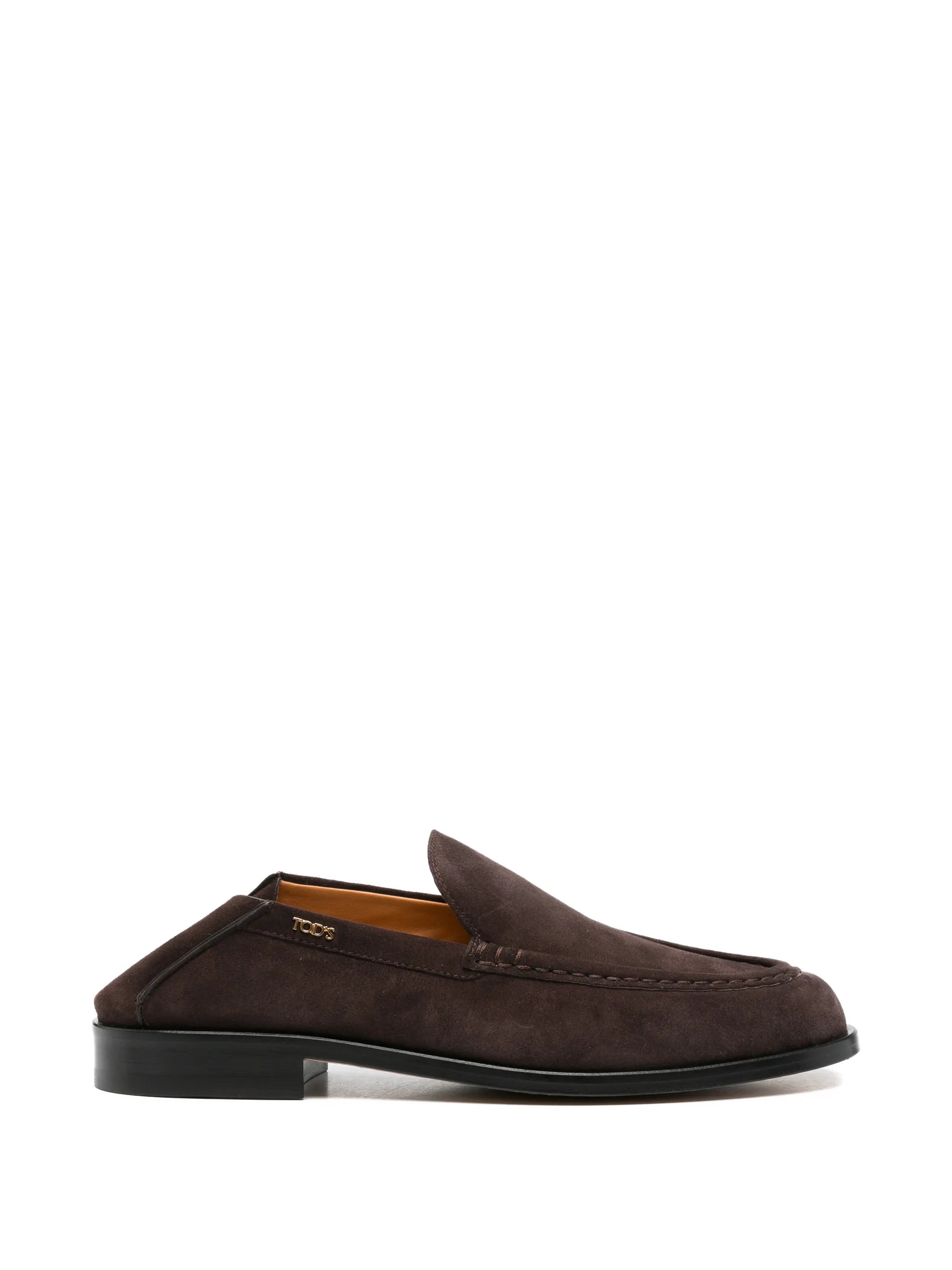 Runway mules in suede