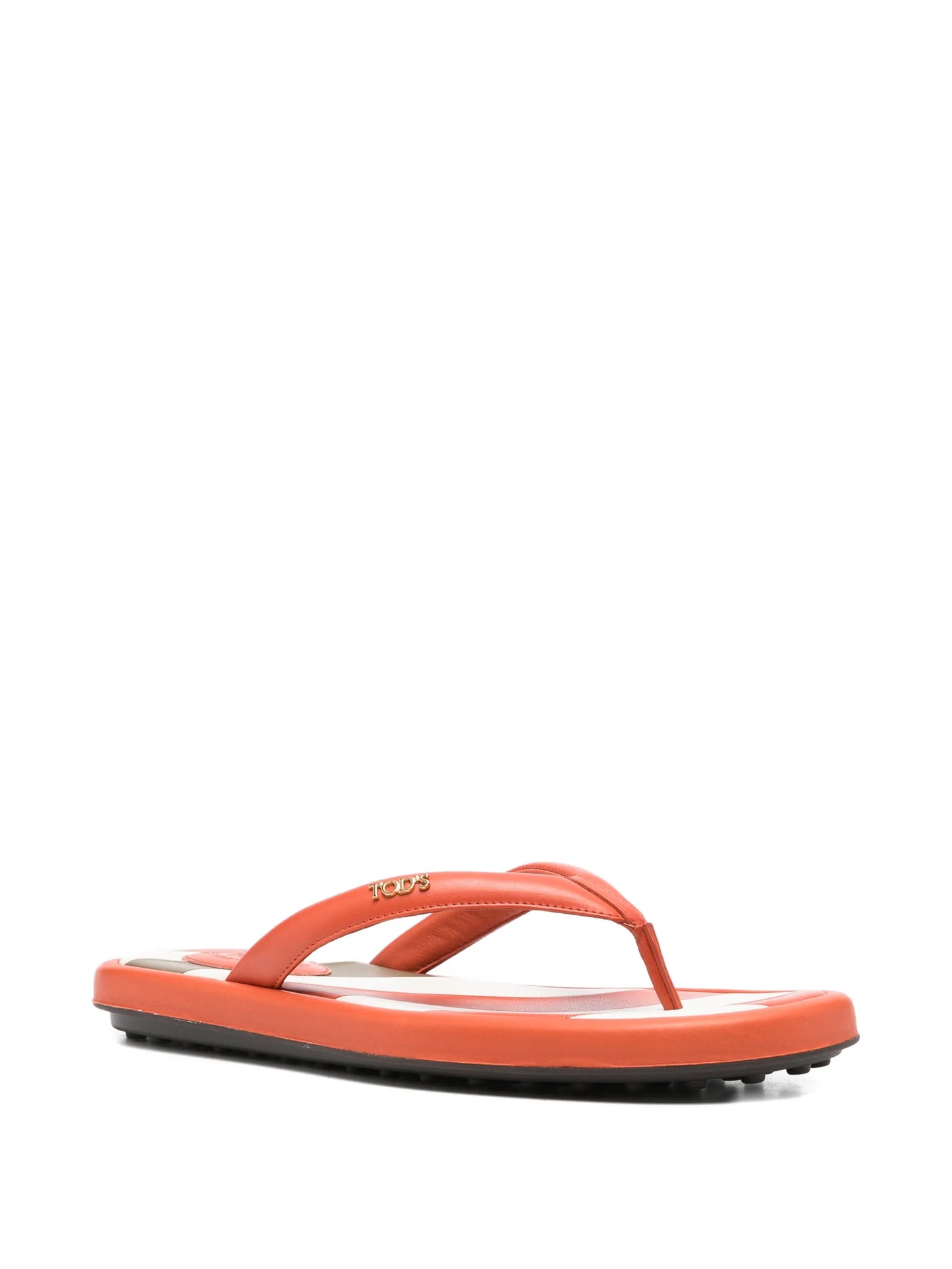 stripe detail flip flops