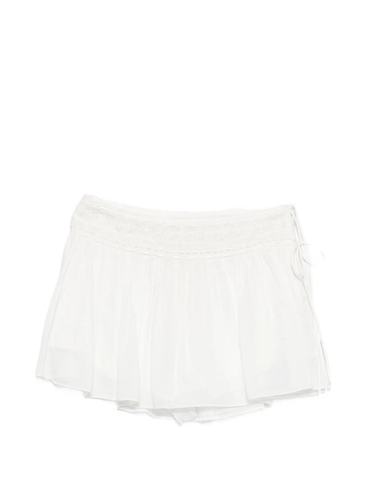 Danielle lace-trim skort