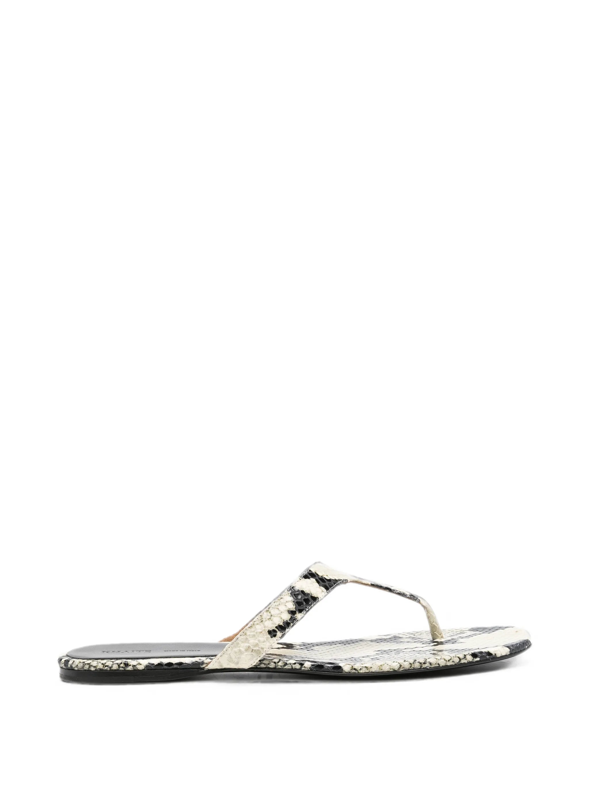 Archer snakeskin-print sandals