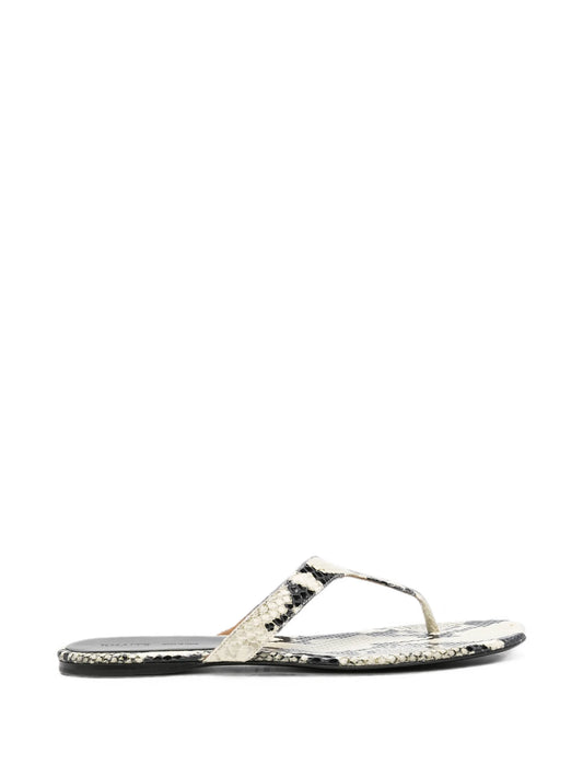 Archer snakeskin-print sandals