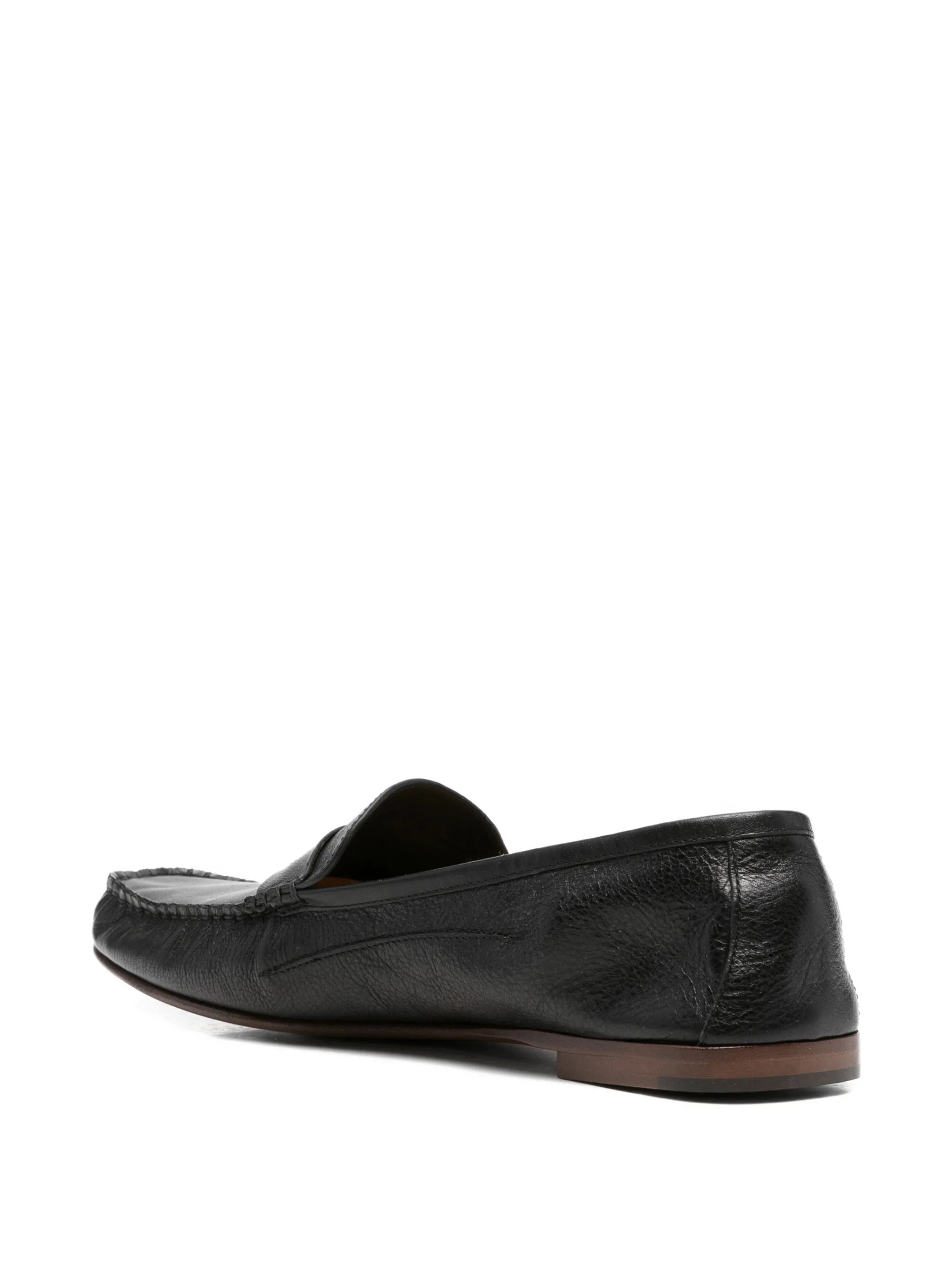 Medusa leather loafers