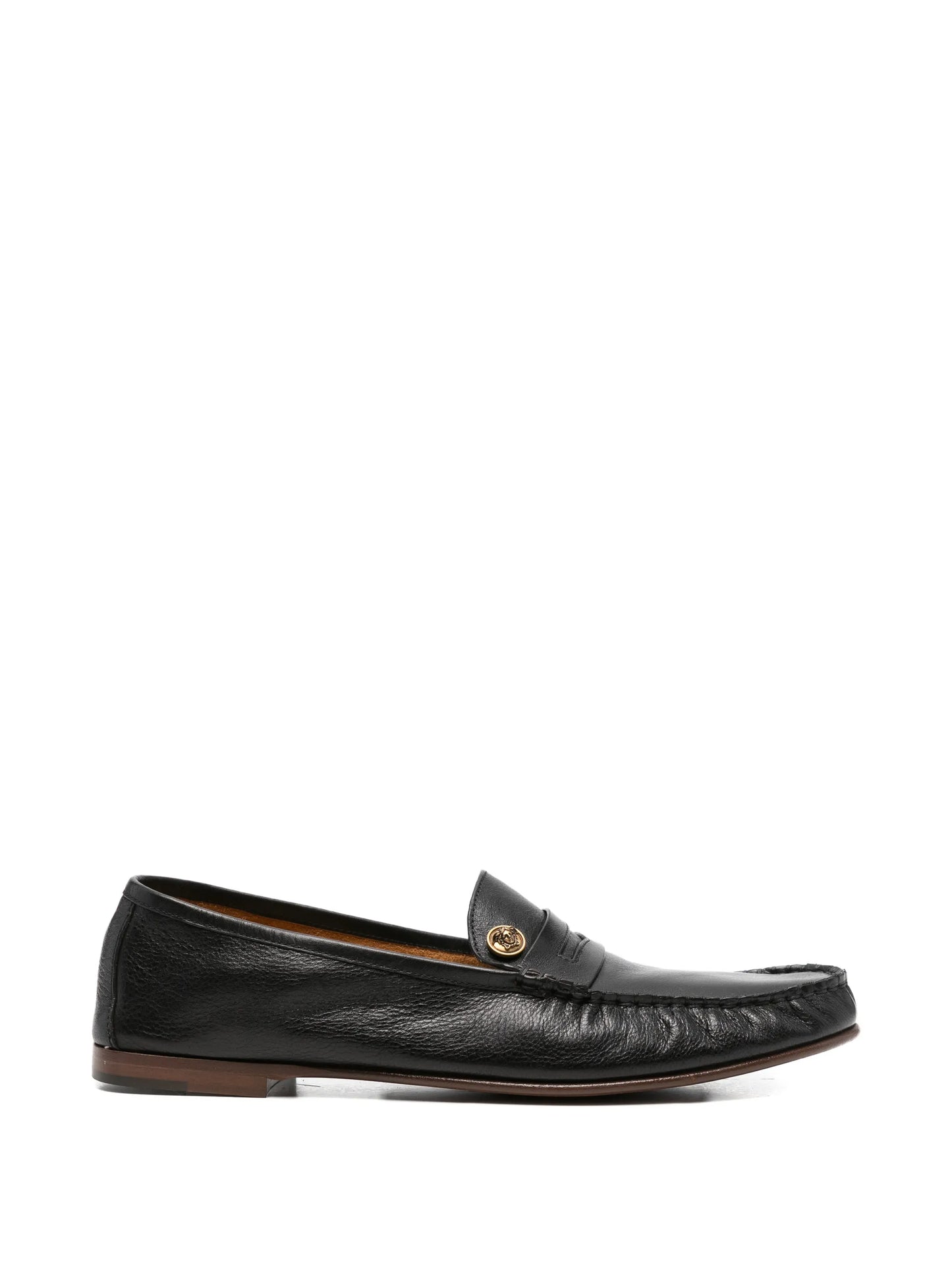 Medusa leather loafers
