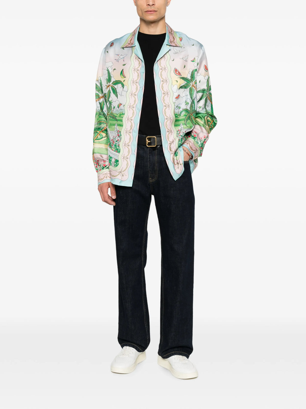 Ladurée tree-print shirt