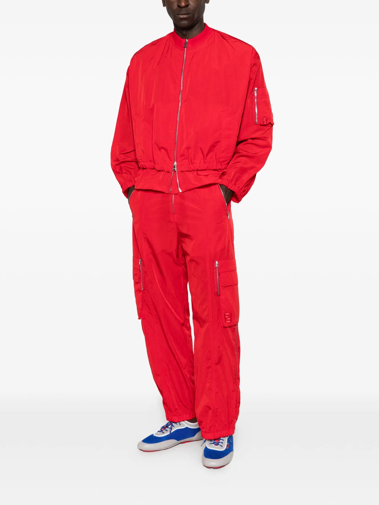 zip-pocket trousers