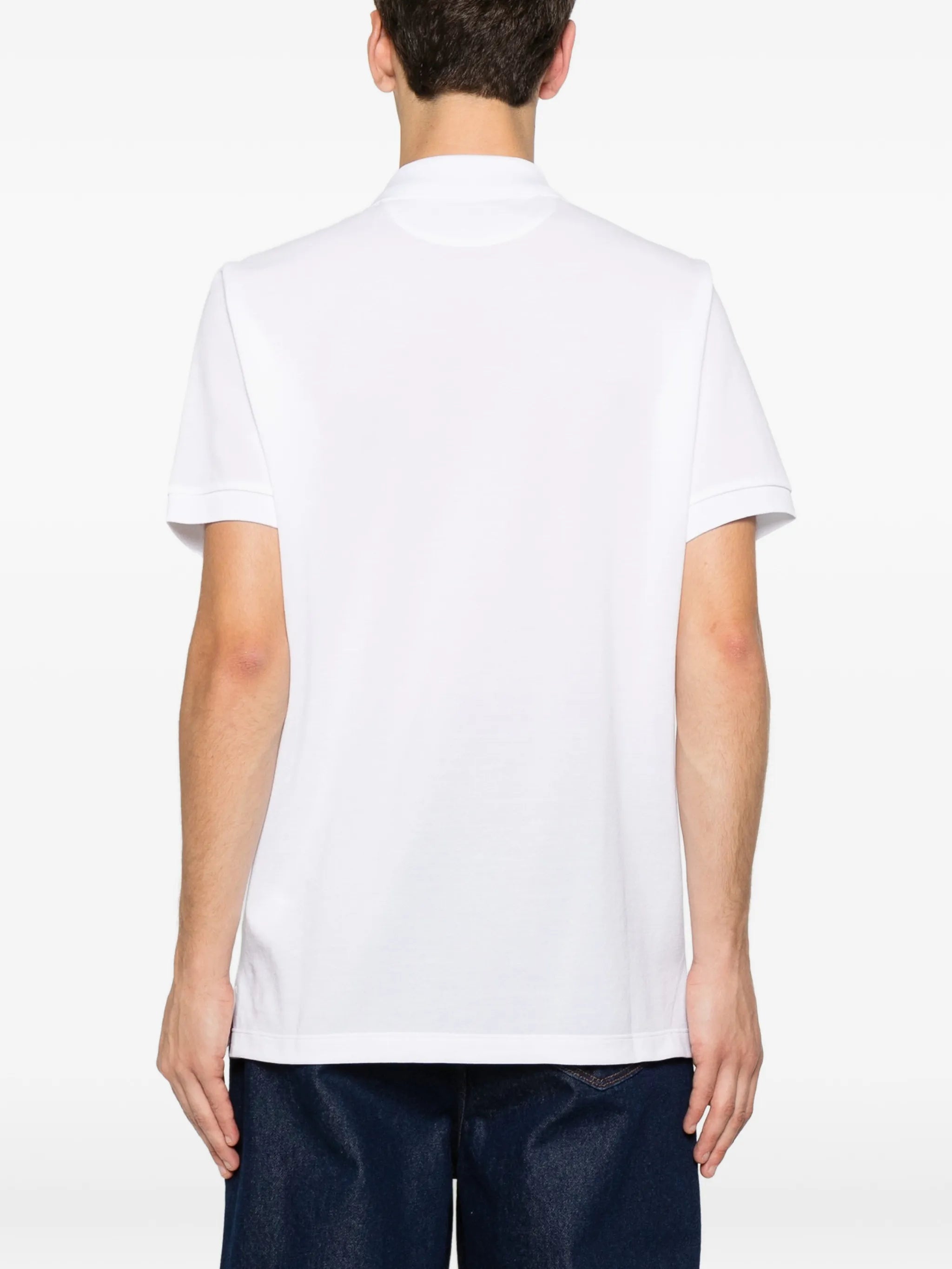 logo-embroidered polo shirt